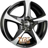 DBV 5SP 001 Schwarz Glänzend Front Poliert Einteilig 15 Zoll