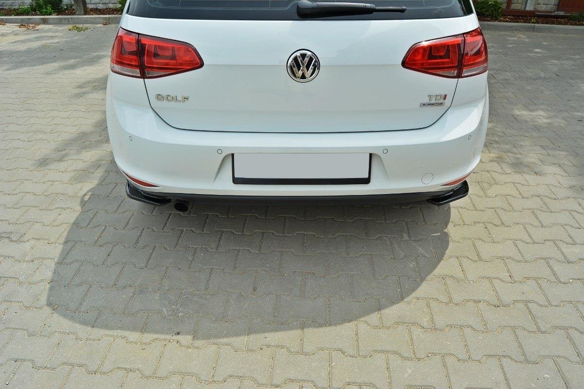 Heck Ansatz Flaps Diffusor für VW Golf Mk7 Standard Carbon Look