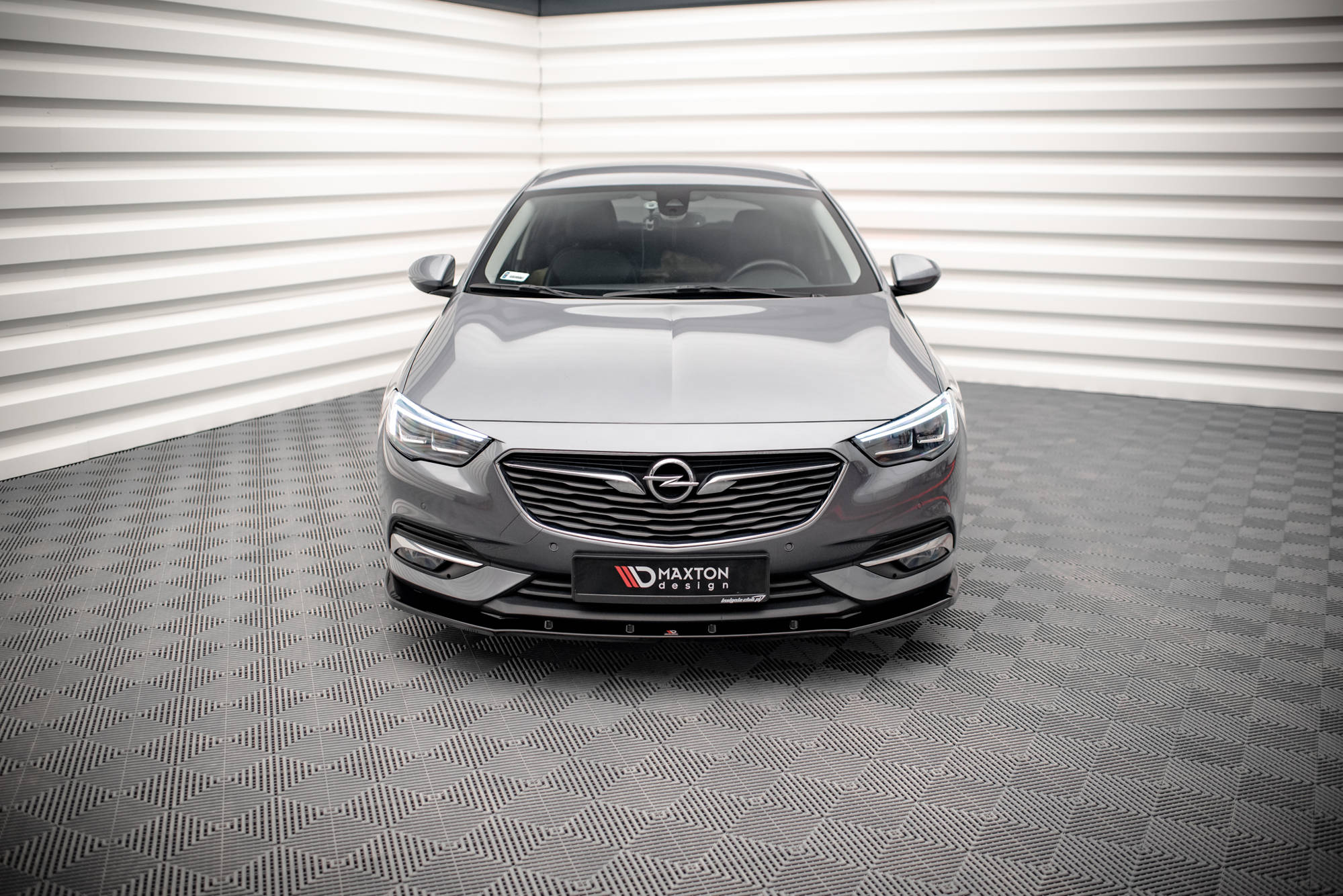 Street+ Spoilerlippe Front Ansatz V.1 passend für Opel Insignia Mk2 schwarz Hochglanz
