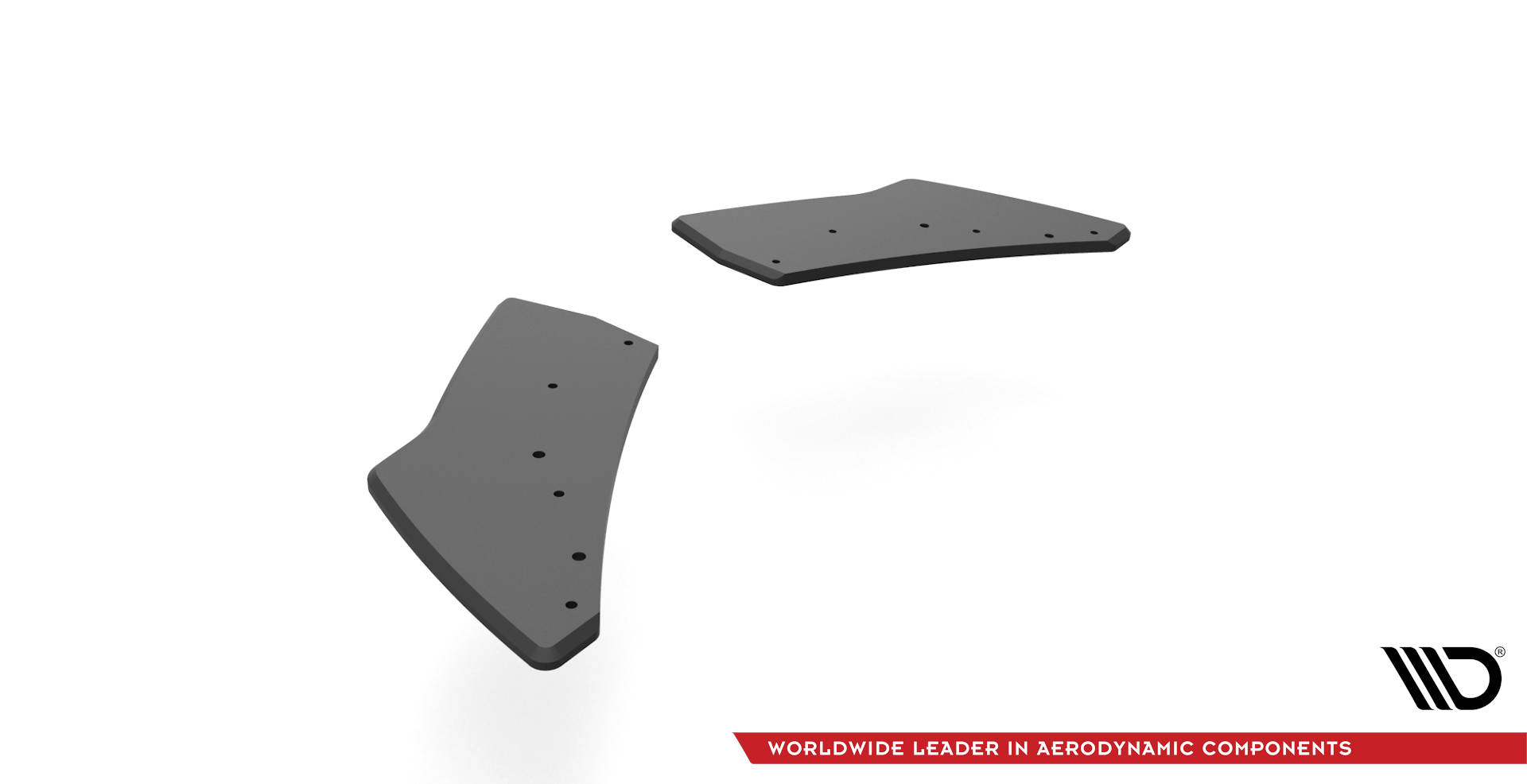 Street Pro Heck Ansatz Flaps passend für VW Golf R Mk7 rot