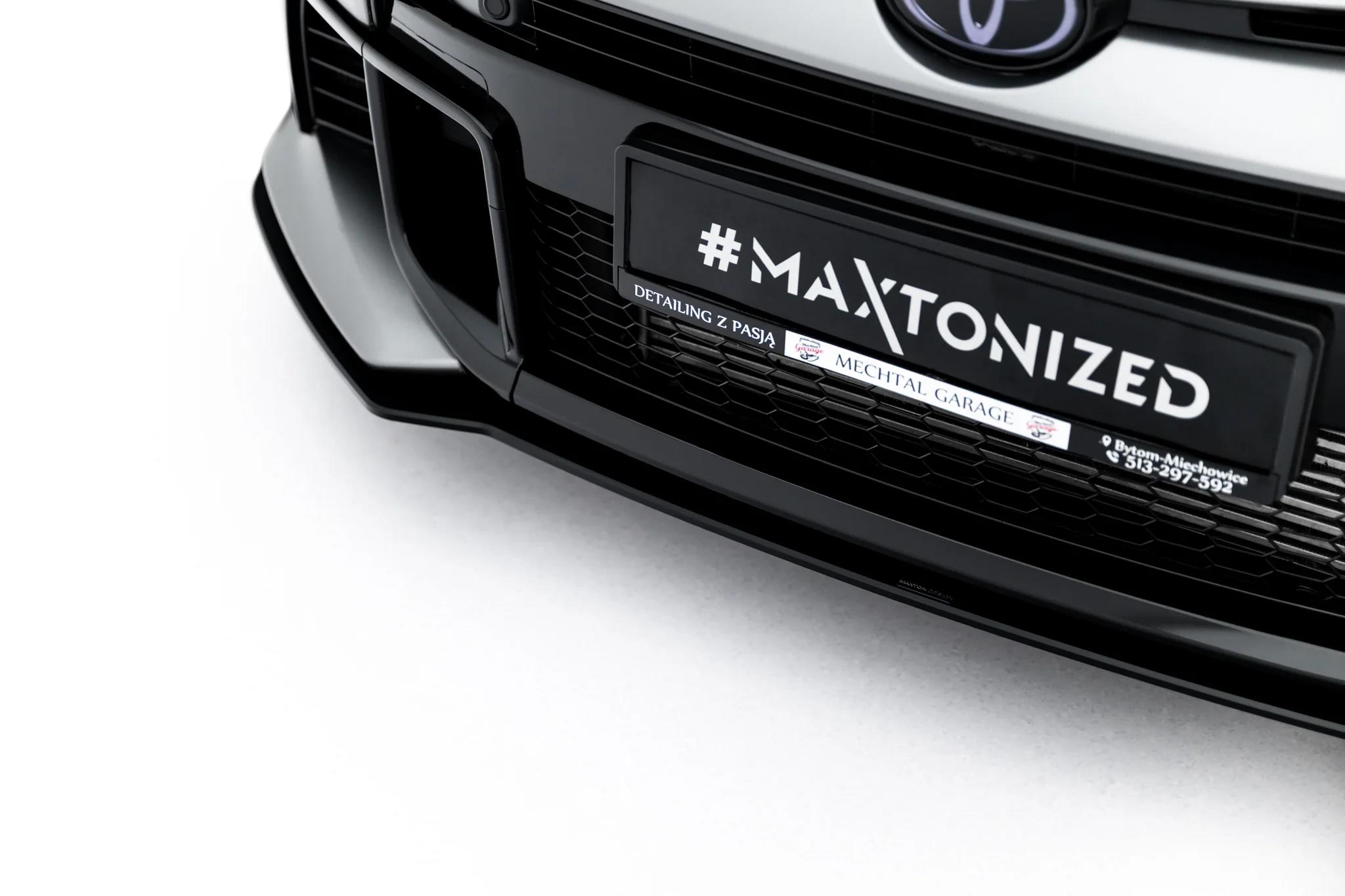 Frontlippe passend für Toyota GR Yaris Mk4 Facelift schwarz matt