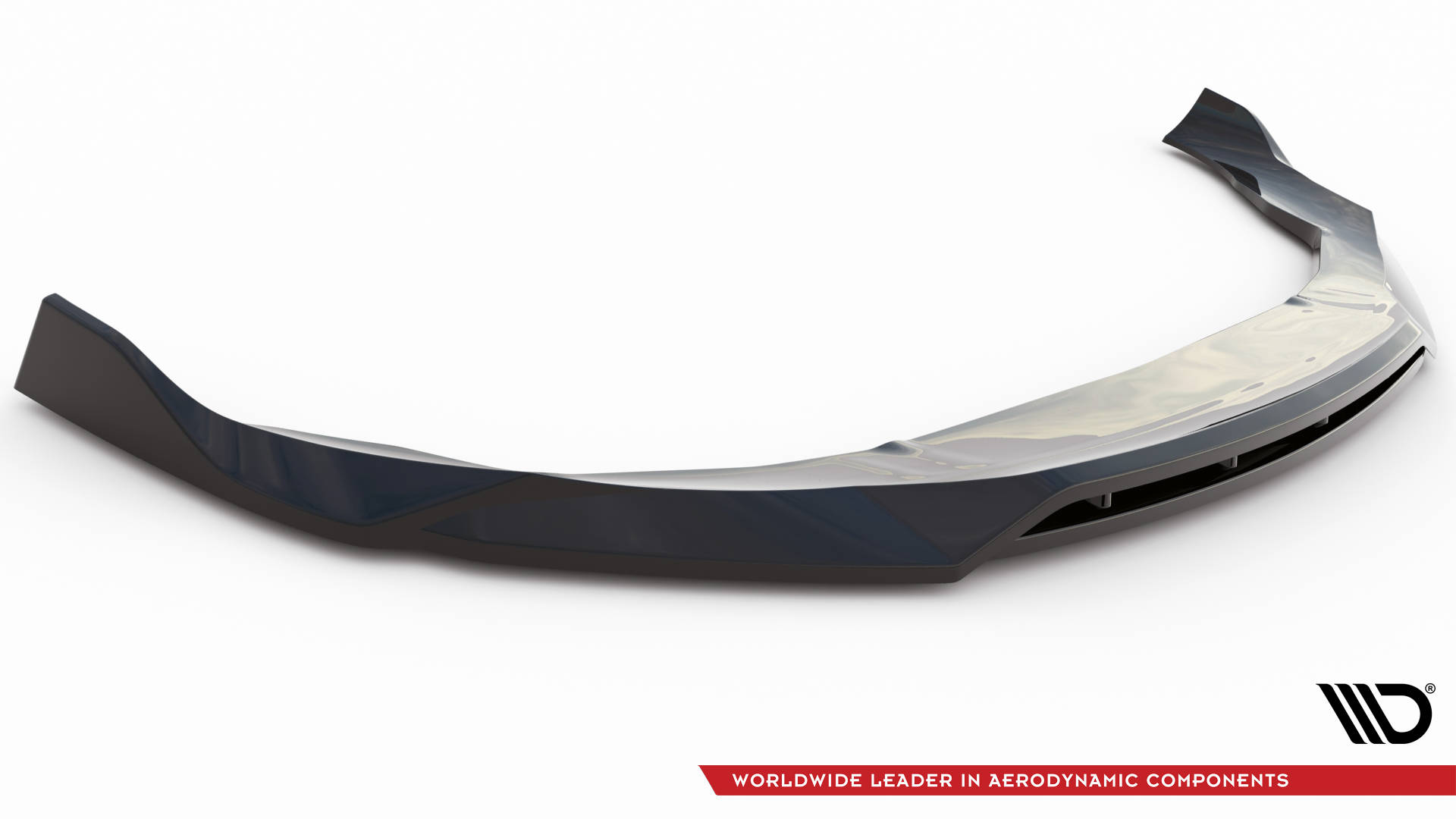 Street+ Spoilerlippe Front Ansatz V.2 passend für Audi e-Tron GT / RS GT Mk1 schwarz Hochglanz