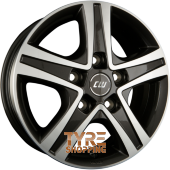 BORBET CWD Mistral Anthracite Glossy Polished Einteilig 16 Zoll