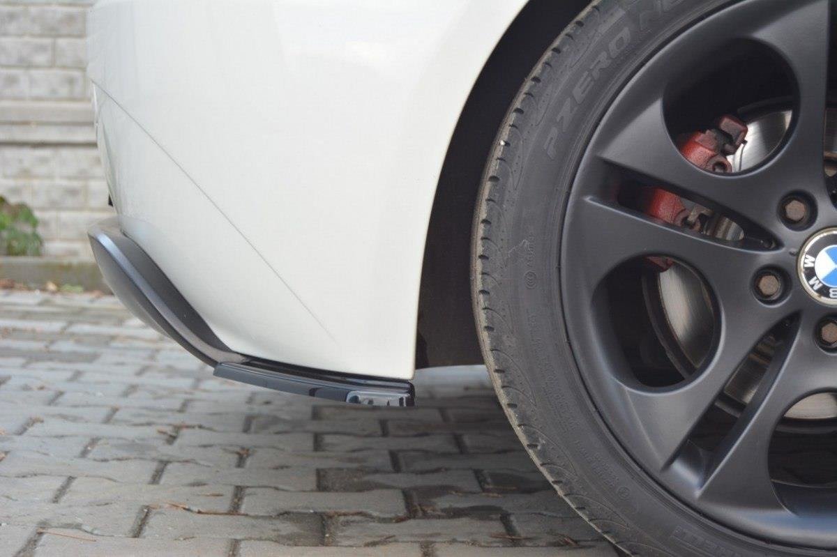 Heck Ansatz Flaps Diffusor für BMW Z4 E85 / E86 vor Facelift schwarz Hochglanz