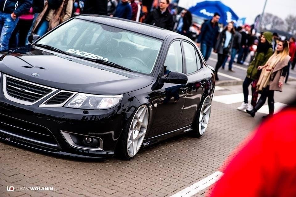 Frontlippe passend für SAAB 9-3 TURBO X Carbon Look