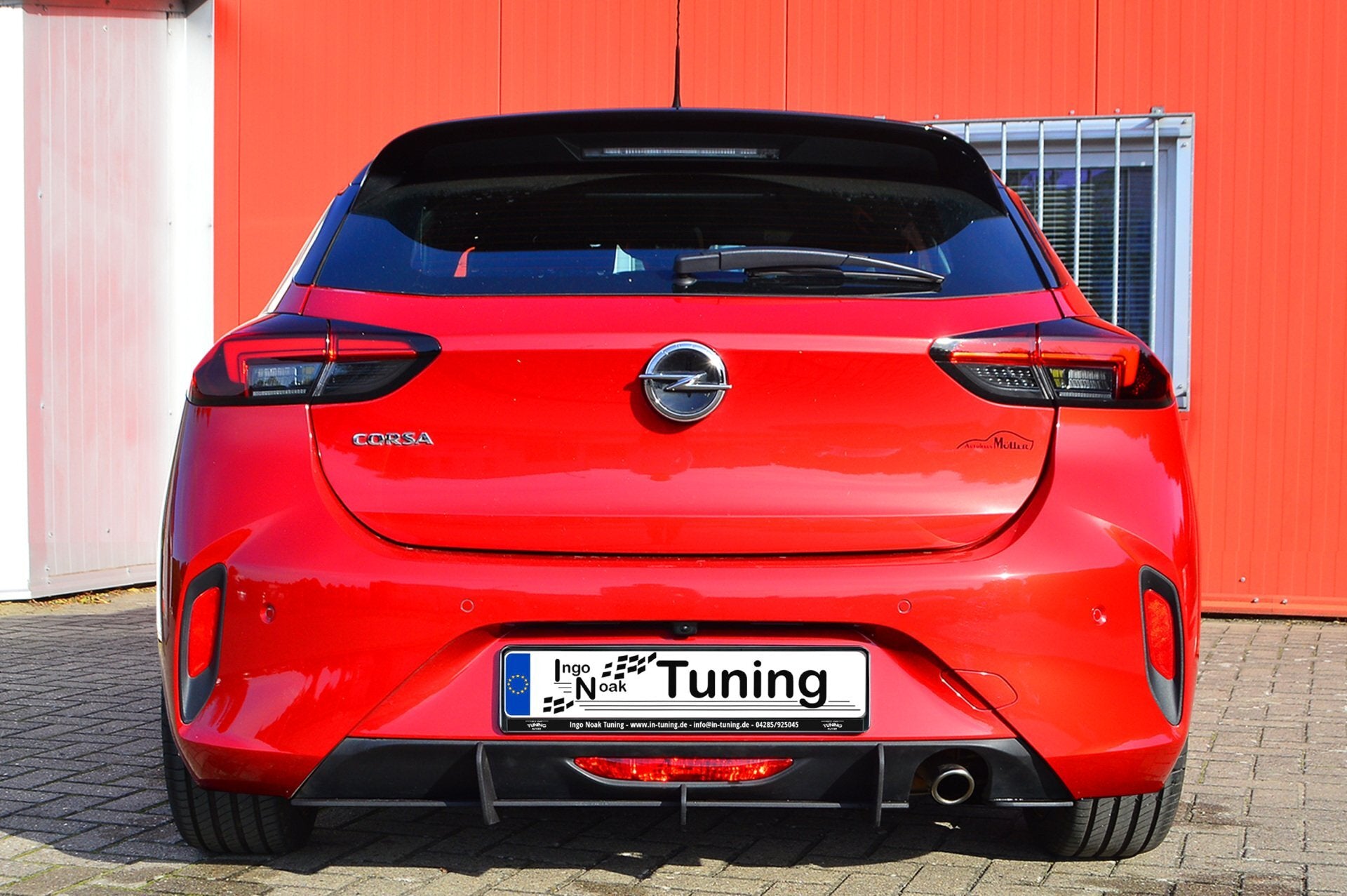 Bodykit für Opel Corsa F GS-Line (Schwarz Matt)