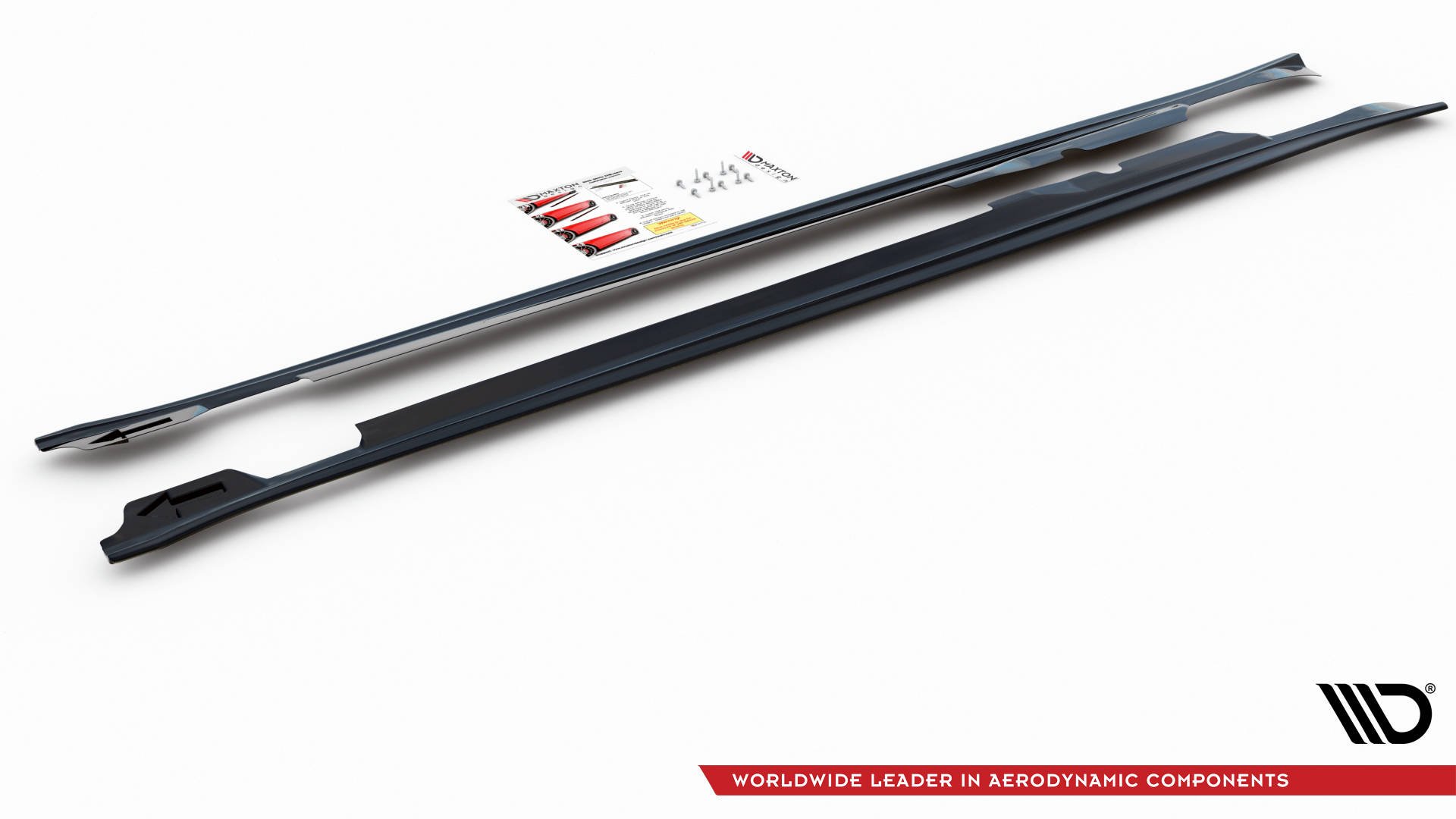 Street+ Seitenschweller Leisten V.2 passend für Porsche Panamera Turbo 970 FL schwarz Hochglanz