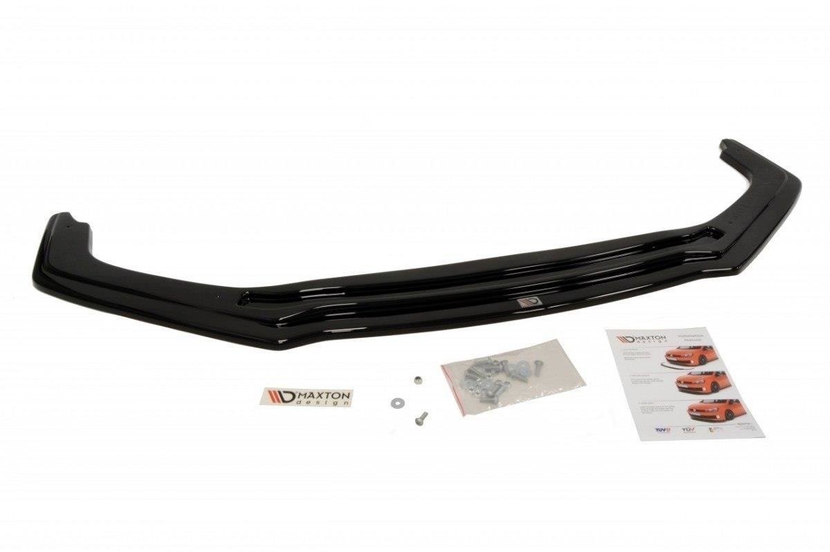 Street+ Spoilerlippe Front Ansatz V.1 passend für Honda Civic IX TYPE R schwarz Hochglanz