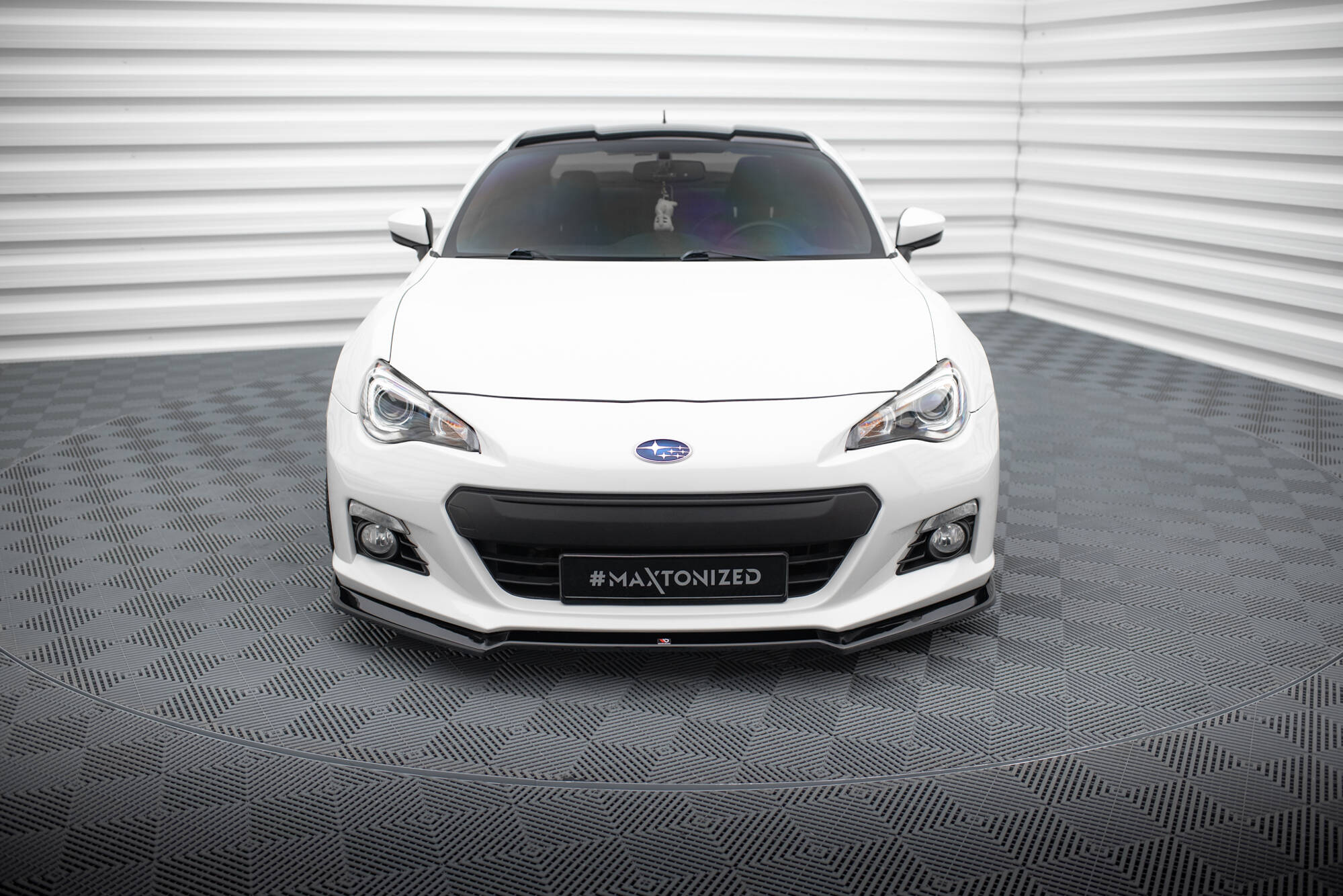 Street+ Spoilerlippe Front Ansatz V.2 passend für Subaru BRZ Mk1 schwarz Hochglanz