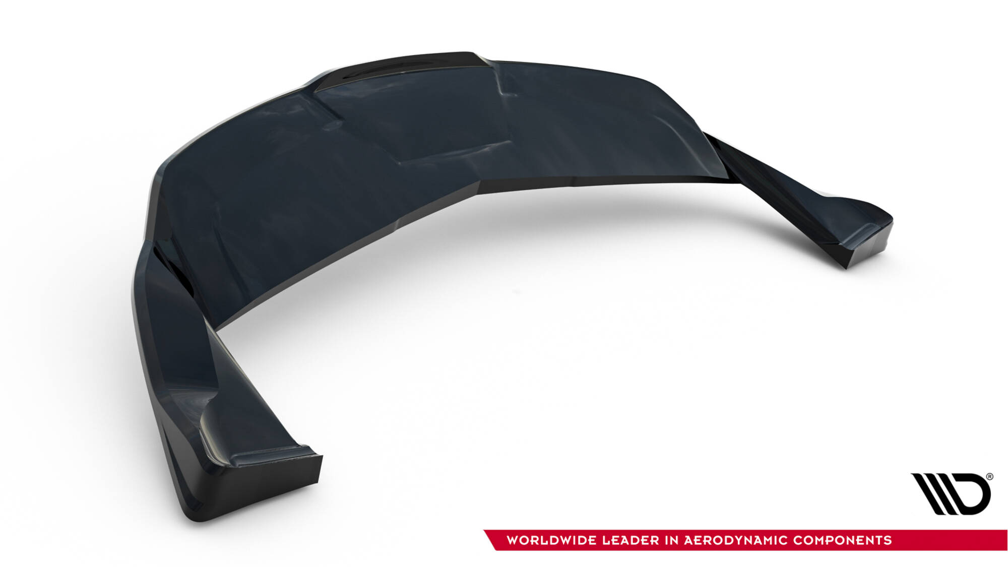 Diffusor Heckansatz V.1 passend für Tesla Model S Plaid Mk1 FL schwarz Hochglanz