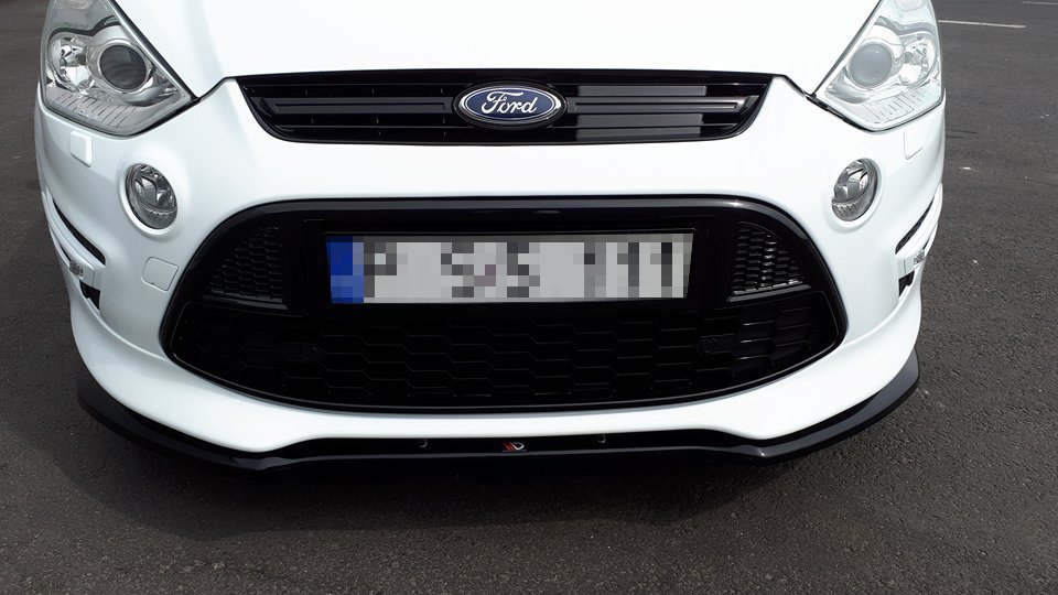 Front Ansatz für Ford S-Max Titanium Mk1 FL schwarz Hochglanz