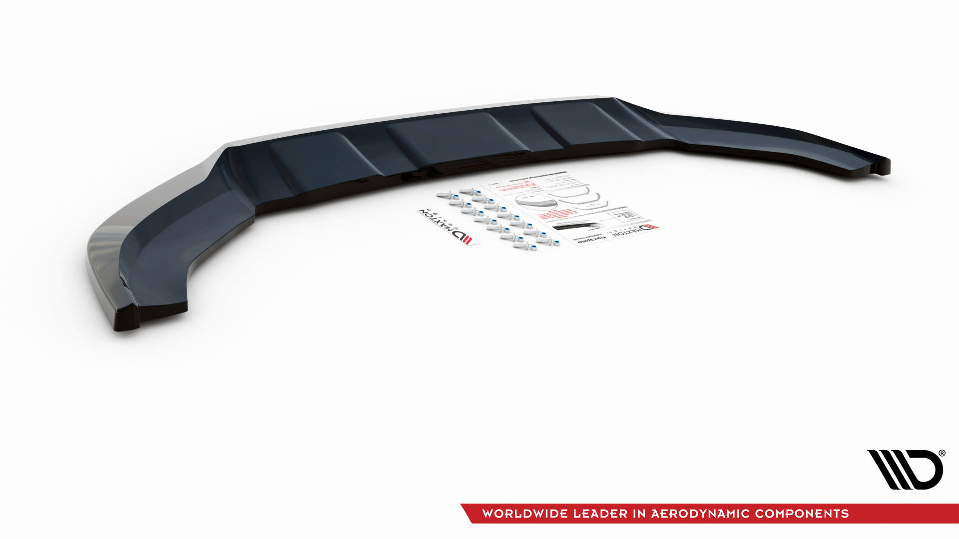 Street+ Spoilerlippe Front Ansatz V.2 passend für Audi Q3 Sport 8U FL schwarz Hochglanz