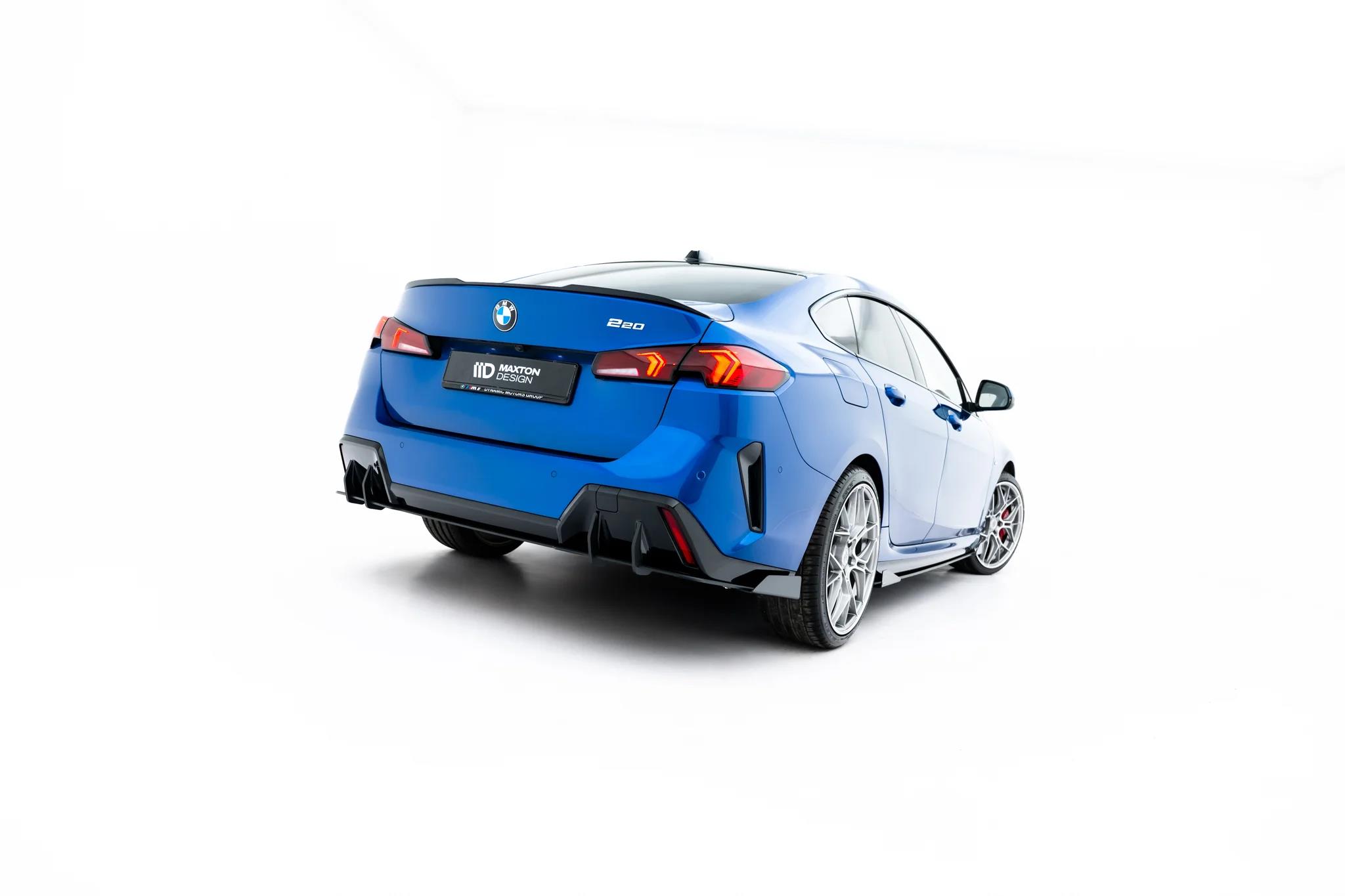 Heckansatz Diffusor + Flaps passend für BMW 2 M-Paket Gran Coupe F74 schwarz Hochglanz