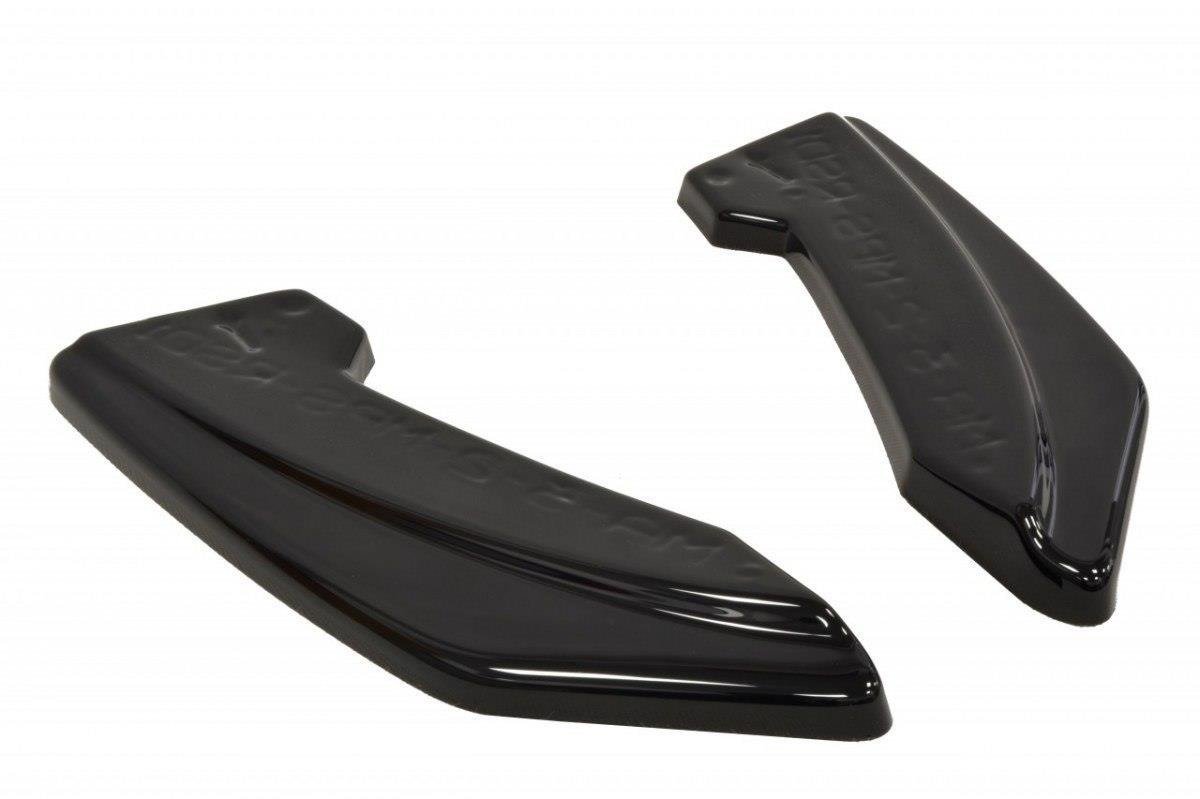 Heck Ansatz Flaps Diffusor für MAZDA 3 MK2 MPS schwarz Hochglanz
