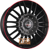 BORBET CW3 Black Glossy Red Ring Einteilig 18 Zoll