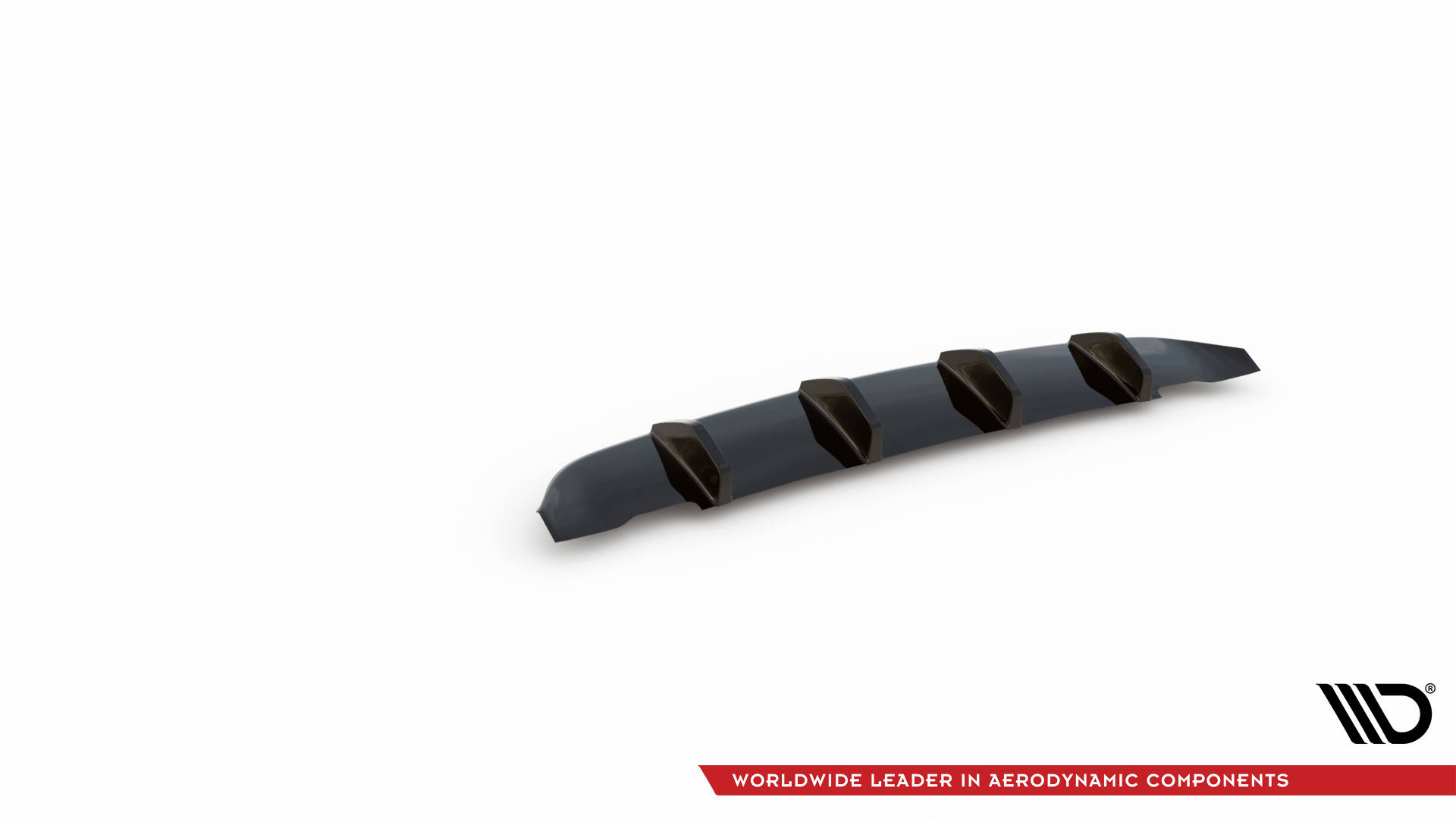 Street+ Heck Ansatz Diffusor passend für Ford Mustang Mk5 FL schwarz Hochglanz