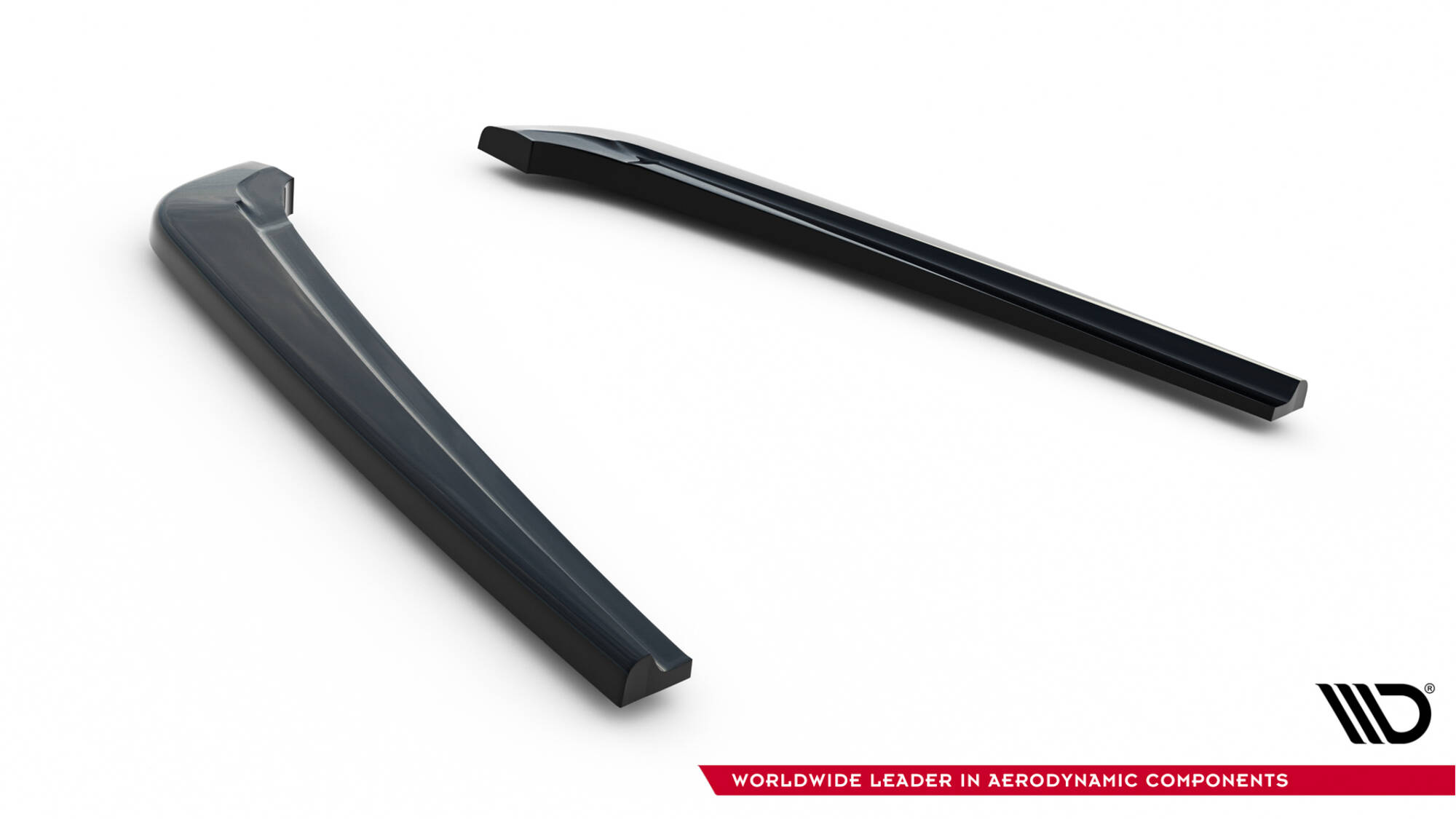 Heck Ansatz Flaps Diffusor V.3 für Mercedes-Benz V-Klasse AMG-Line W447 Facelift schwarz Hochglanz