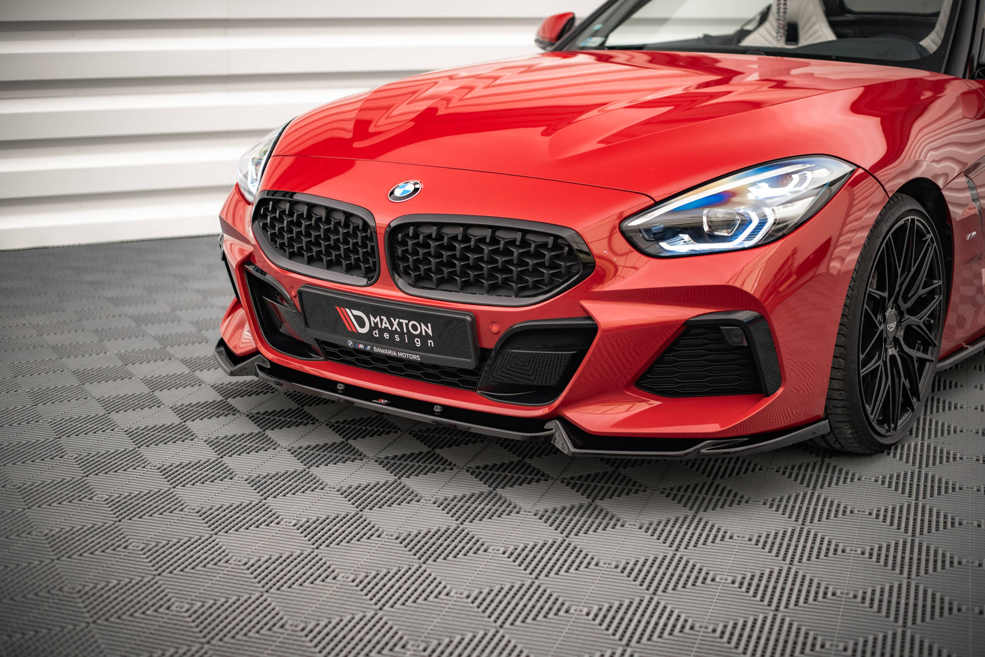 Street+ Spoilerlippe Front Ansatz V.1 passend für BMW Z4 M40i / M-Paket G29 schwarz Hochglanz