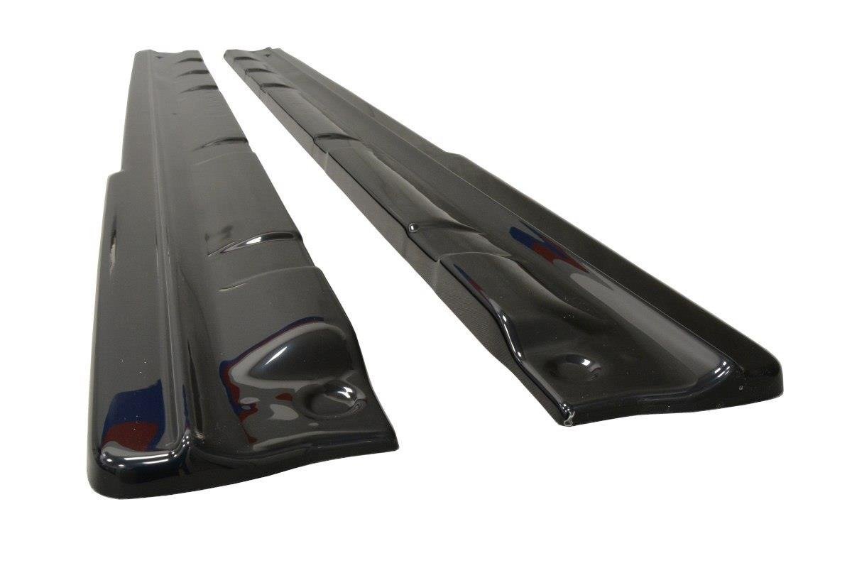 Seitenschweller Ansatz für Renault Laguna Coupe Mk3 schwarz Hochglanz