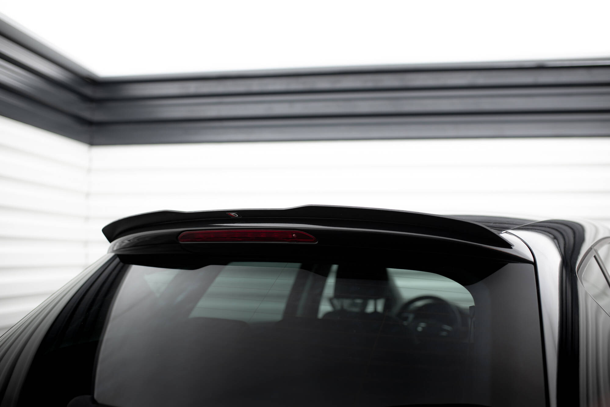 Spoiler CAP für SEAT LEON III schwarz Hochglanz