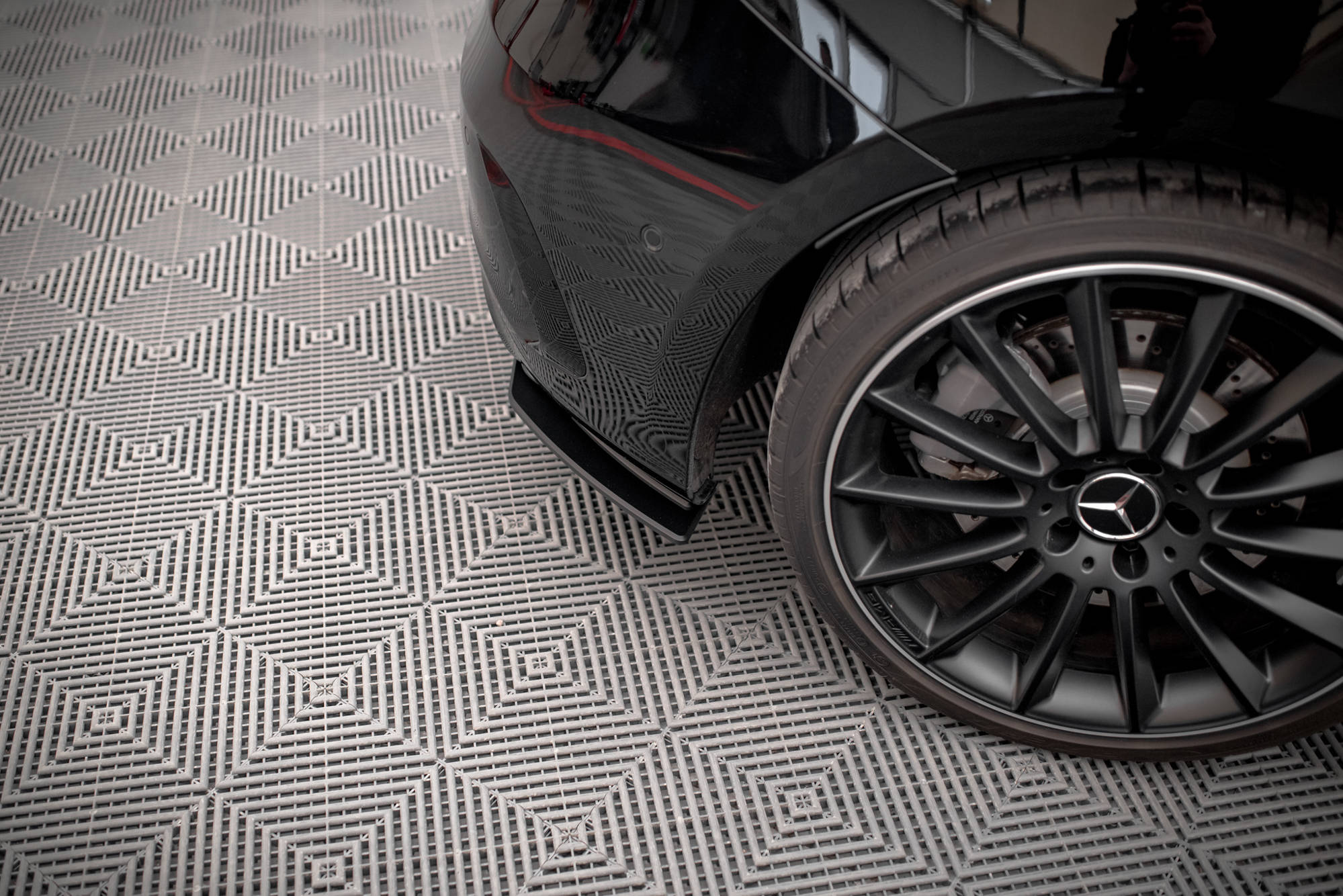 Street Pro Heckschürze Heck Ansatz Diffusor passend für Mercedes A35 AMG Hatchback Aero Pack W177