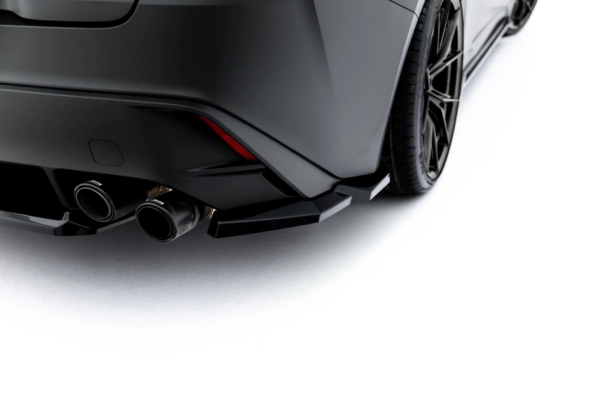Diffusor Flaps passend für Lexus IS 500 Mk3 Facelift 2 XE30 schwarz Hochglanz