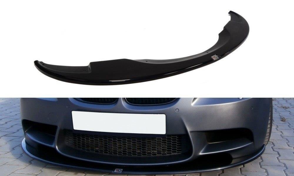 Street+ Spoilerlippe Front Ansatz passend für BMW M3 E92 / E93 schwarz Hochglanz
