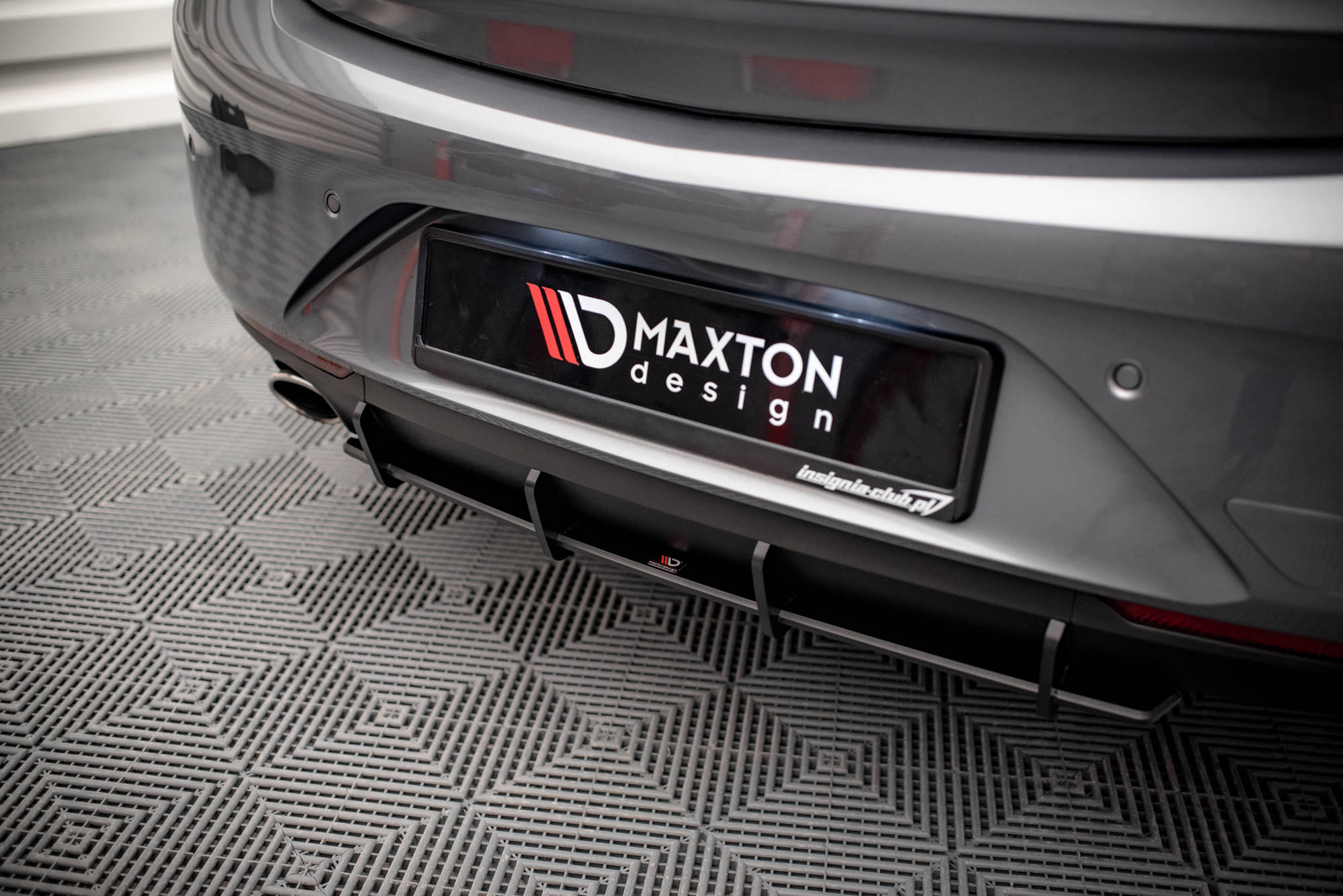 Street Pro Heckschürze Heck Ansatz Diffusor passend für Opel Insignia Mk2