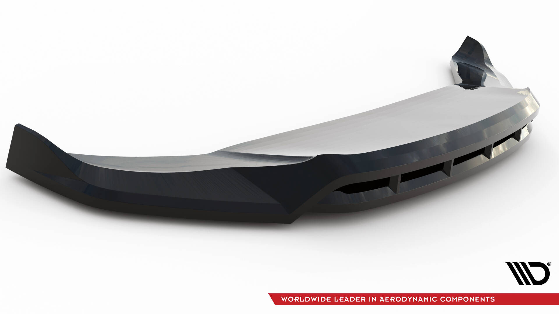 Frontlippe passend für Maserati Grecale GT / Modena Mk1 schwarz Hochglanz