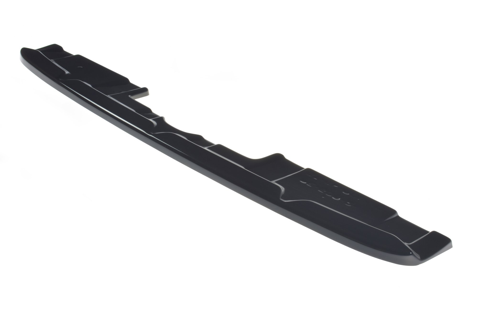 Mittlerer Diffusor Heck Ansatz für ohne vertikale balken Peugeot 508 SW Mk2 schwarz matt