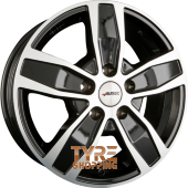 AUTEC QUANTRO (Q) Schwarz Poliert Einteilig 15 Zoll