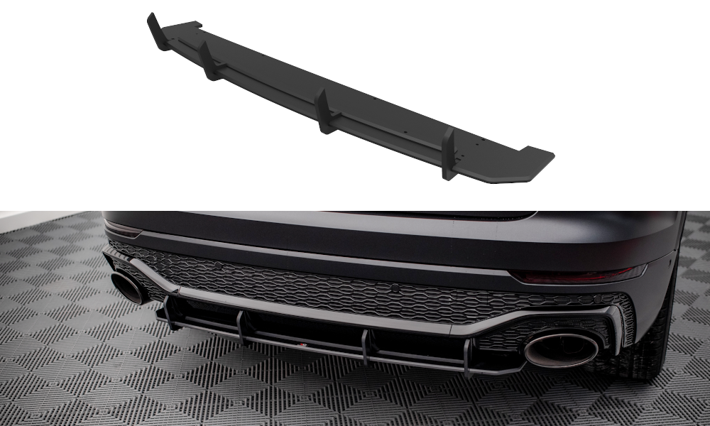 Street Pro Heckschürze Heck Ansatz Diffusor passend für Audi RSQ8 Mk1