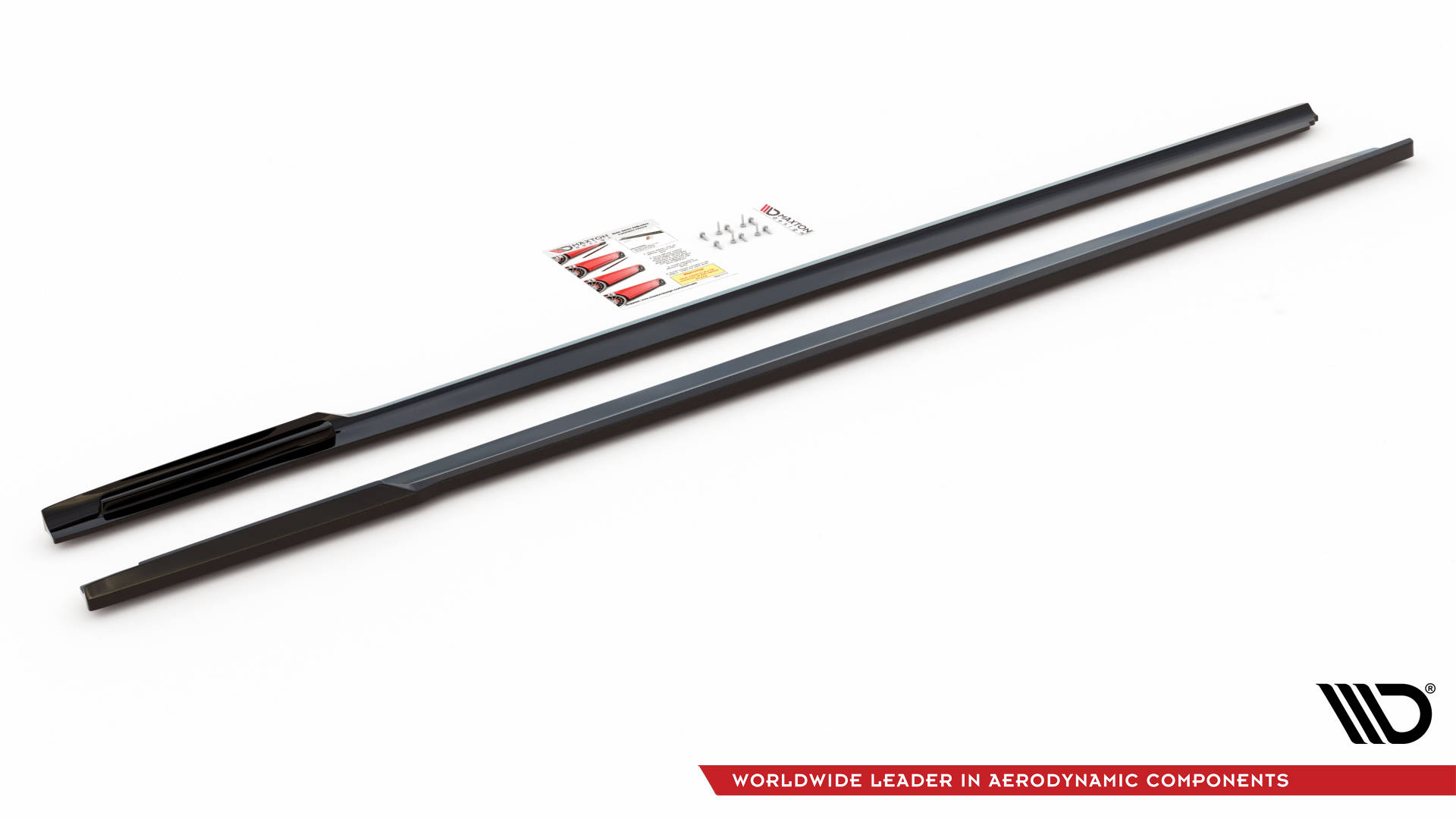 Street+ Seitenschweller Leisten V.1 passend für BMW 7 M-Paket G11 schwarz Hochglanz