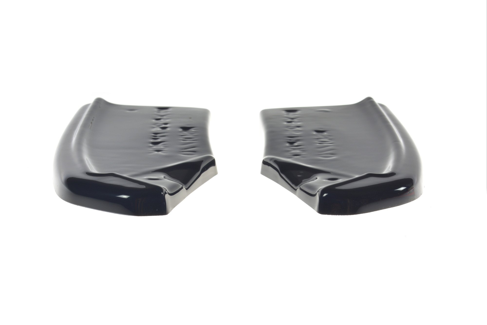 Heck Ansatz Flaps Diffusor für BMW X3 F25 M-Paket Facelift schwarz matt