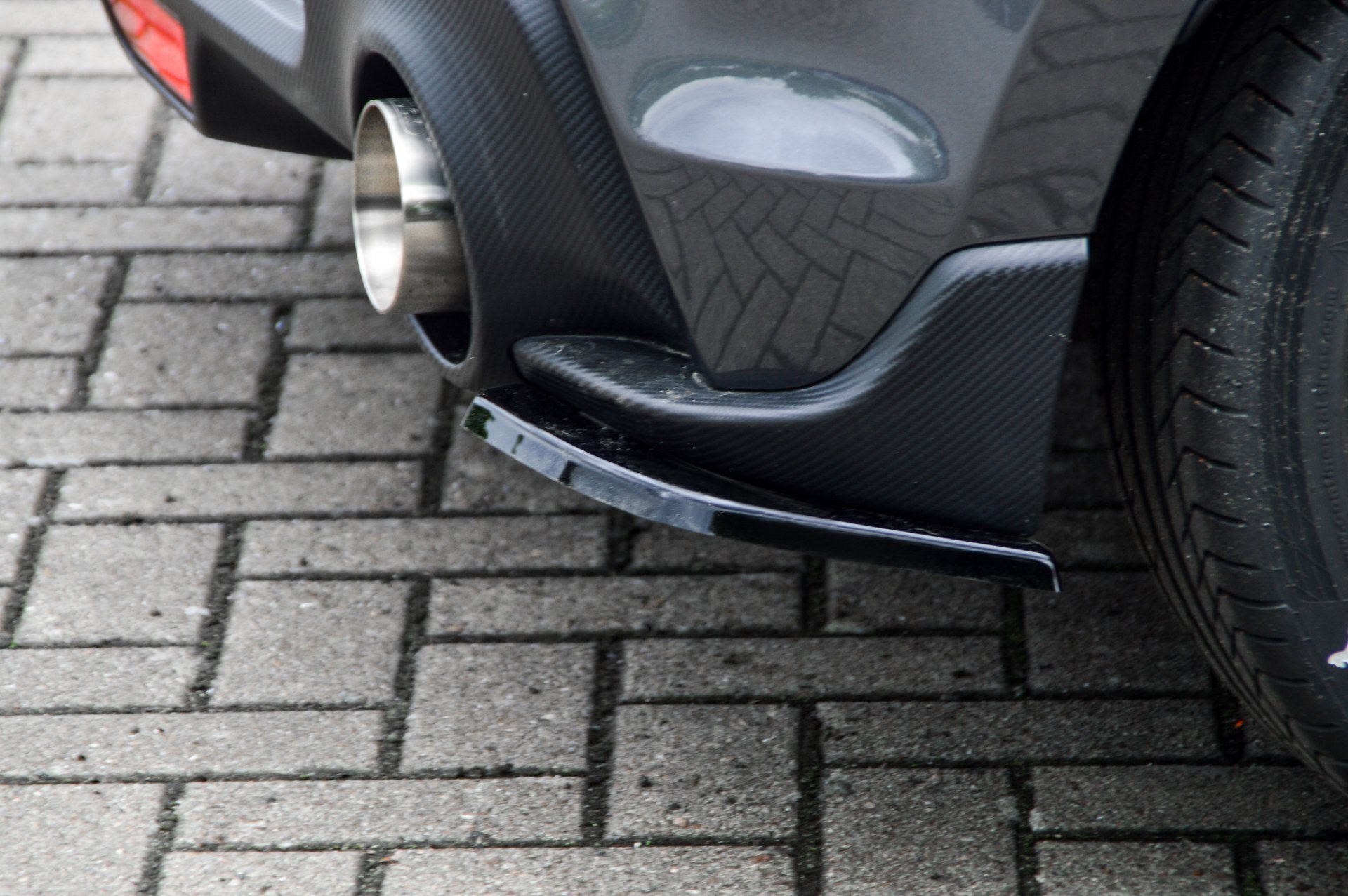 Heckansatz Seitenteile für Suzuki Swift Sport RZ/AZ (Schwarz Matt)