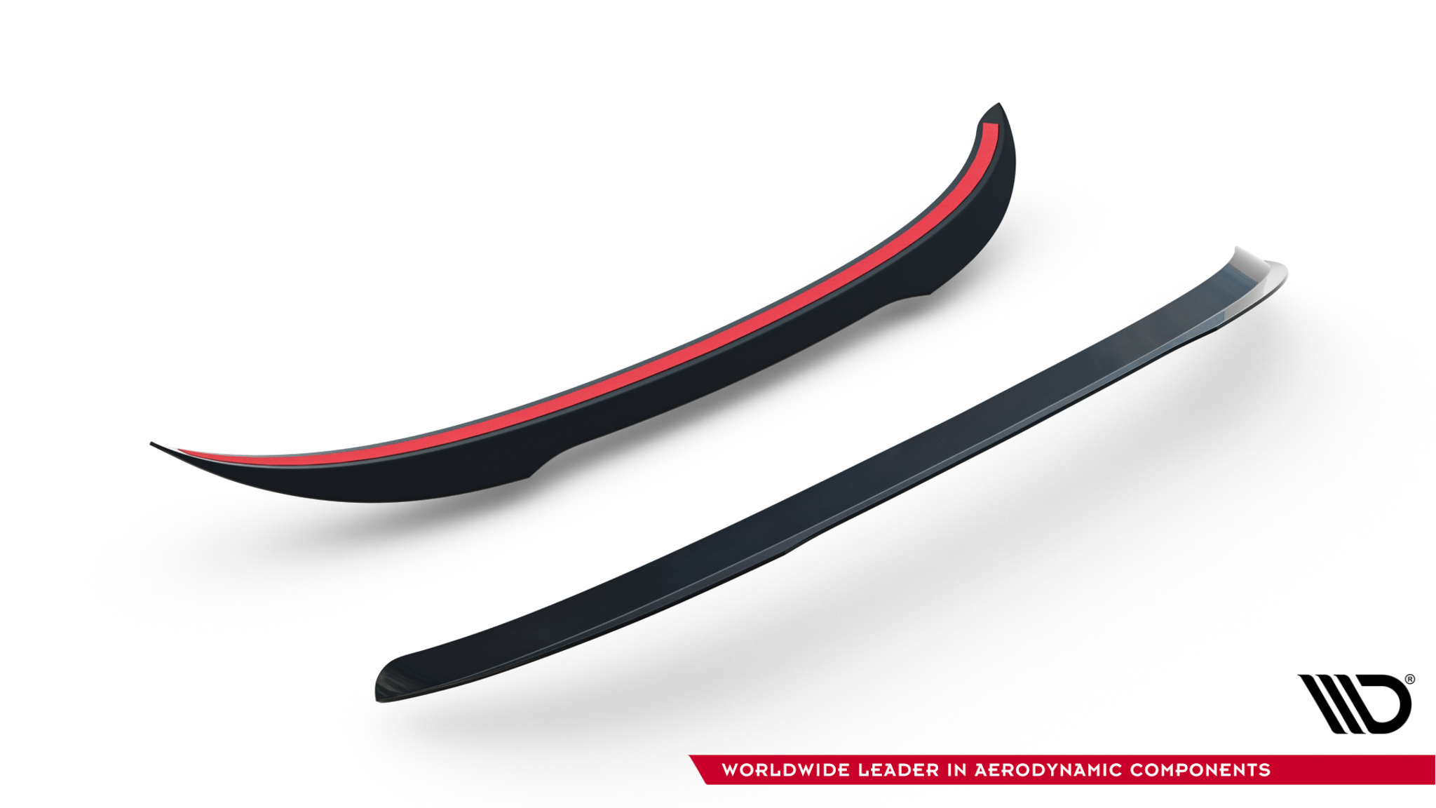 Heckspoiler Lippe passend für ABARTH 500 Mk1 schwarz Hochglanz