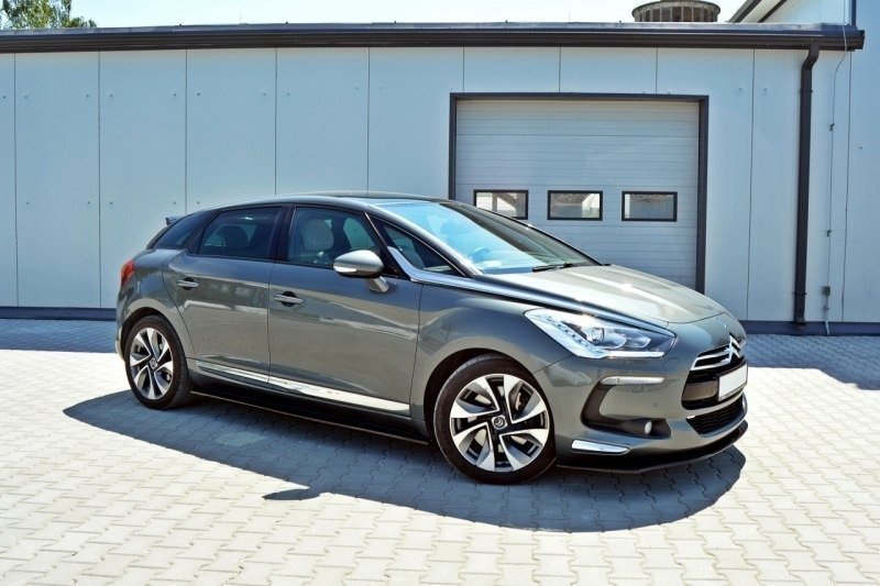 Street+ Seitenschweller Leisten passend für Citroen DS5 schwarz Hochglanz