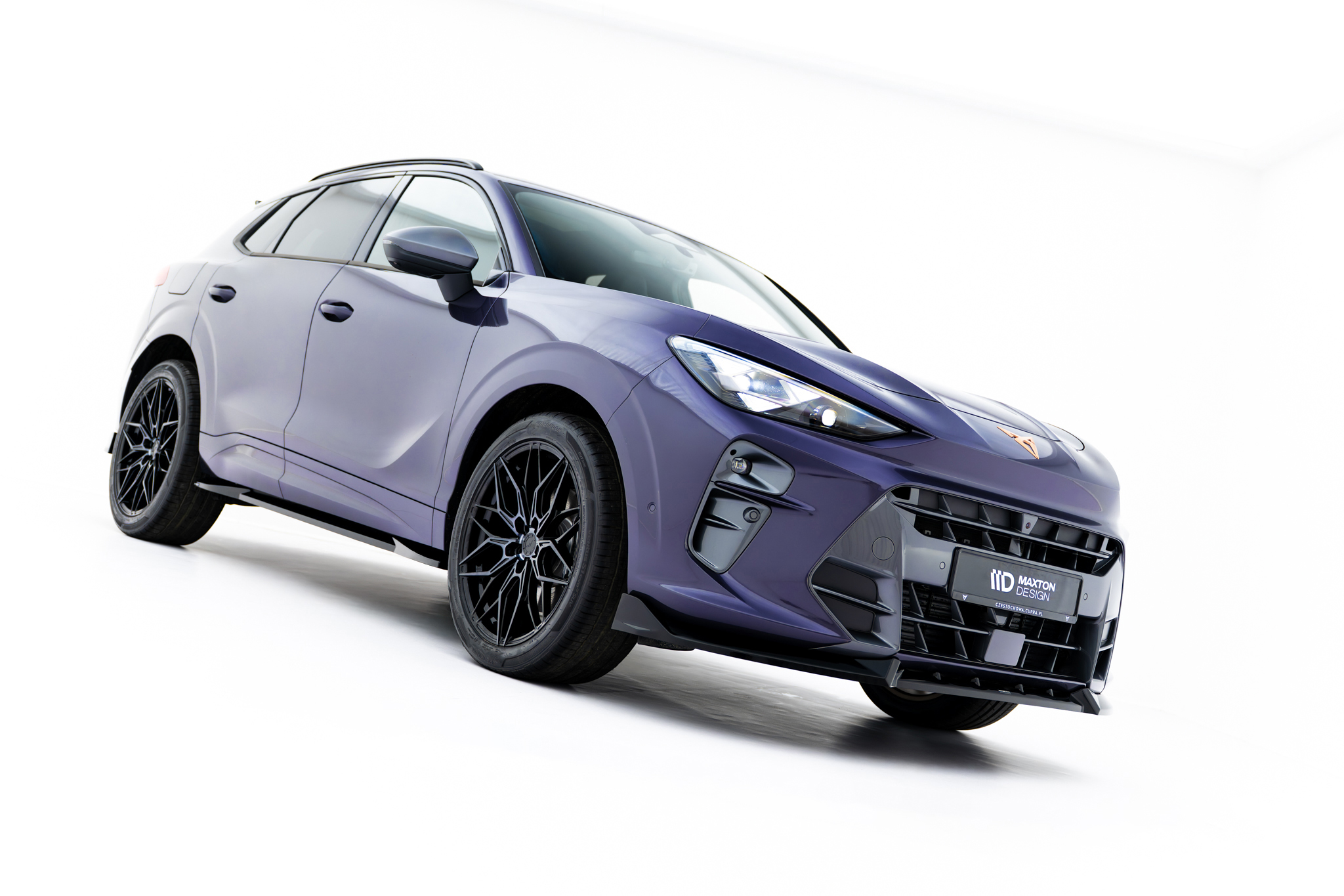 Frontlippe V.1 passend für CUPRA Terramar Mk1 schwarz Hochglanz