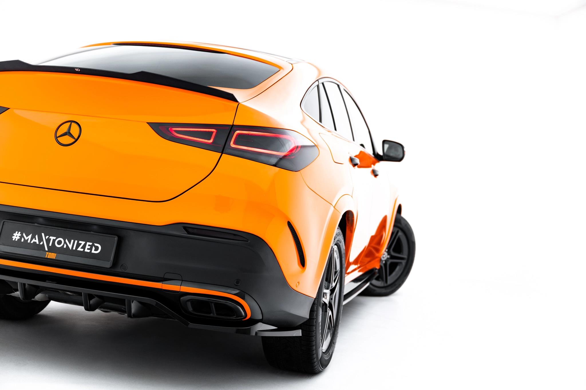 Diffusor Heckansatz V.2 passend für Mercedes-Benz GLE Coupe AMG-Line C167 / C167 Facelift schwarz Hochglanz