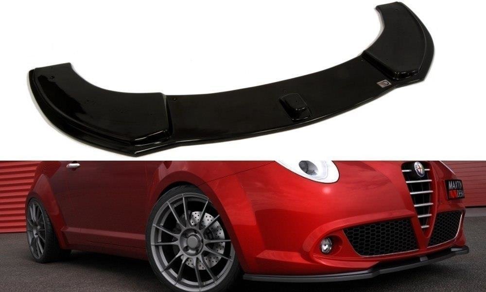 Street+ Spoilerlippe Front Ansatz passend für Alfa Romeo MITO schwarz Hochglanz