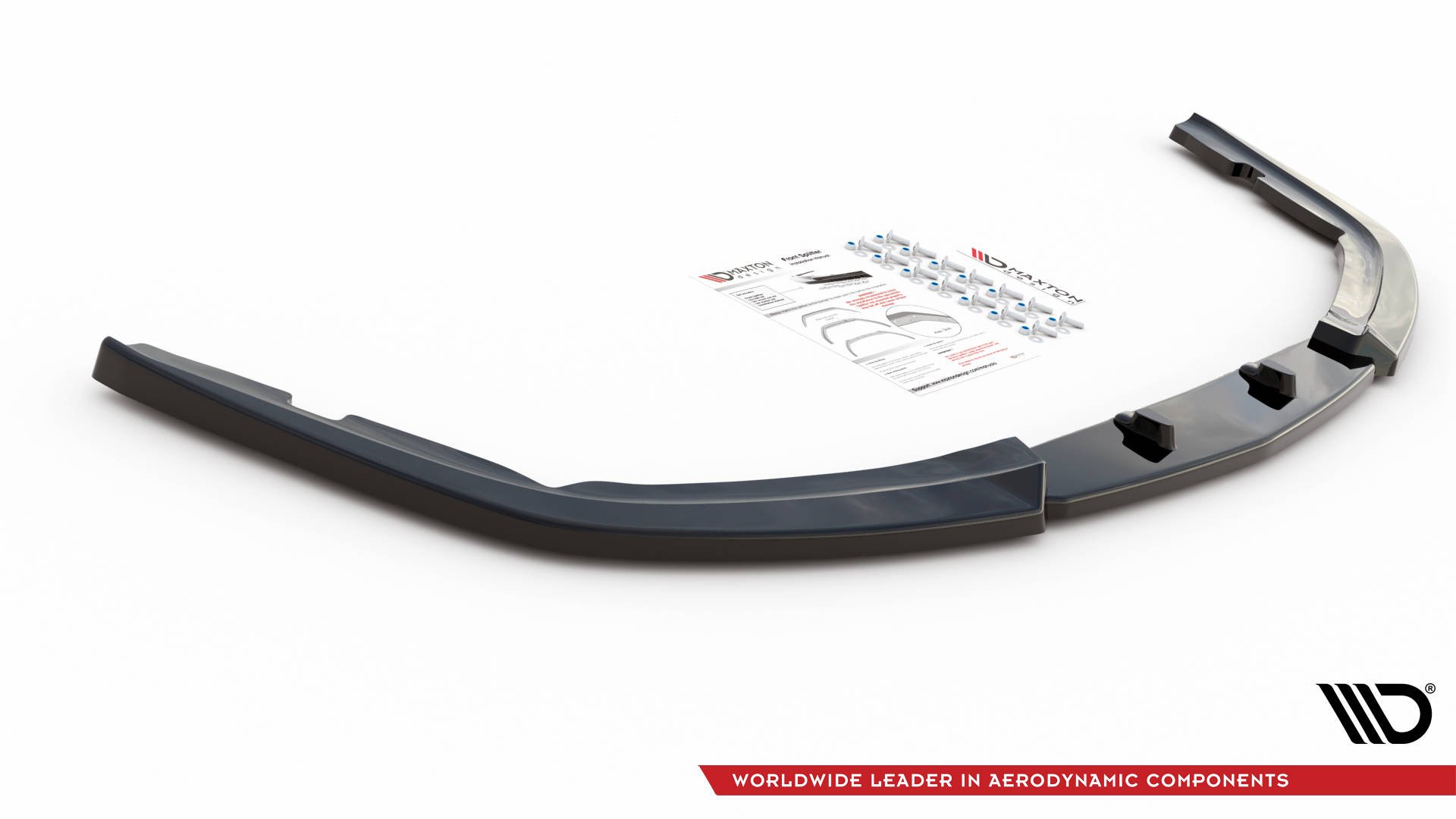 Street+ Spoilerlippe Front Ansatz V.2 passend für Honda Accord Mk7 Type-S schwarz Hochglanz