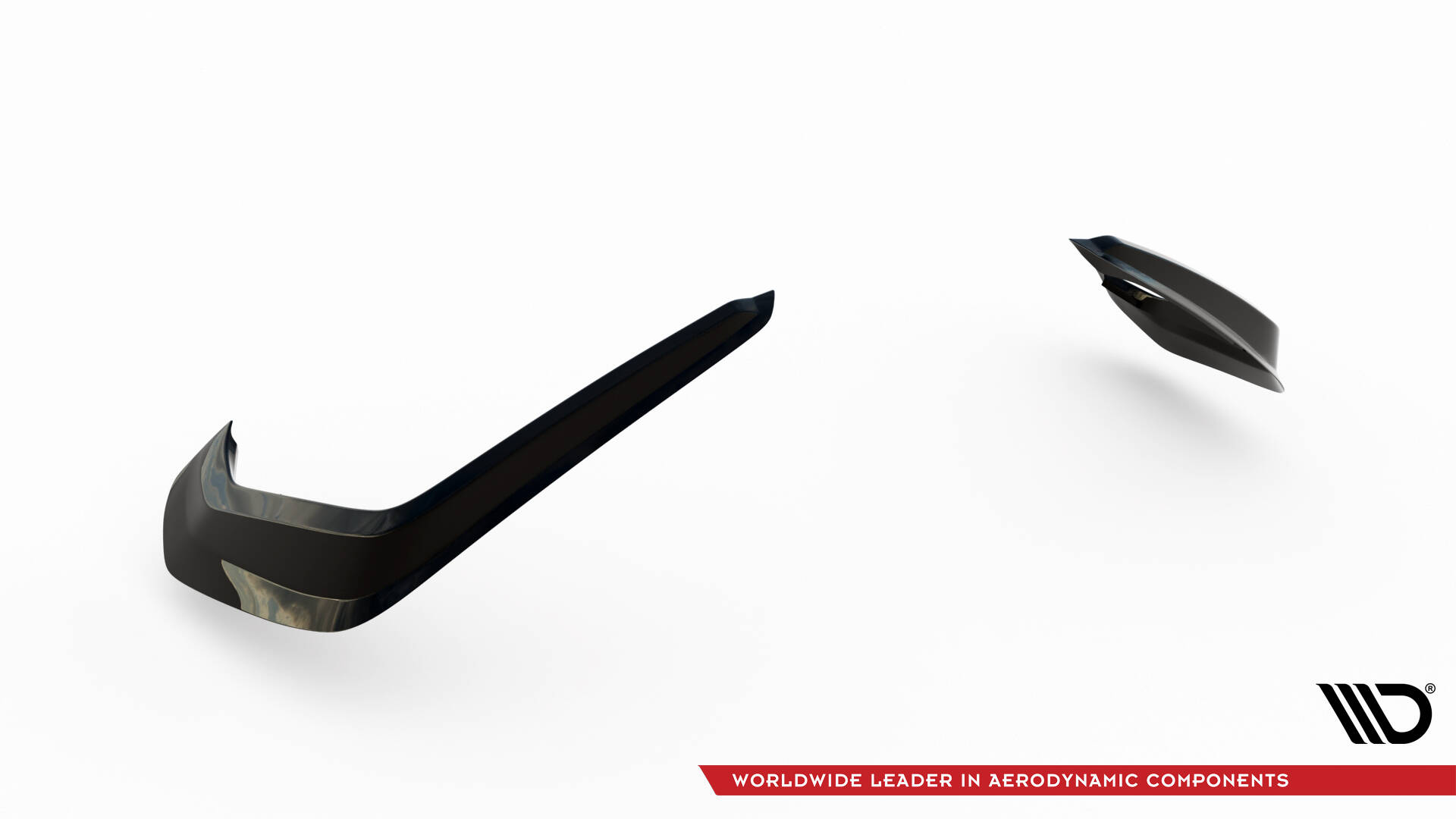 Nebelleuchten Abdeckung passend für VW Golf R Mk7 FL schwarz Hochglanz