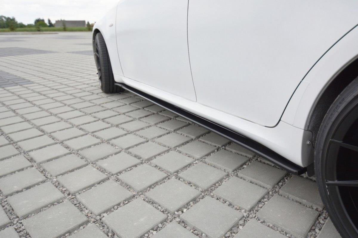 Seitenschweller Ansatz für Lexus IS F-Sport Mk2 XE20 Facelift schwarz Hochglanz