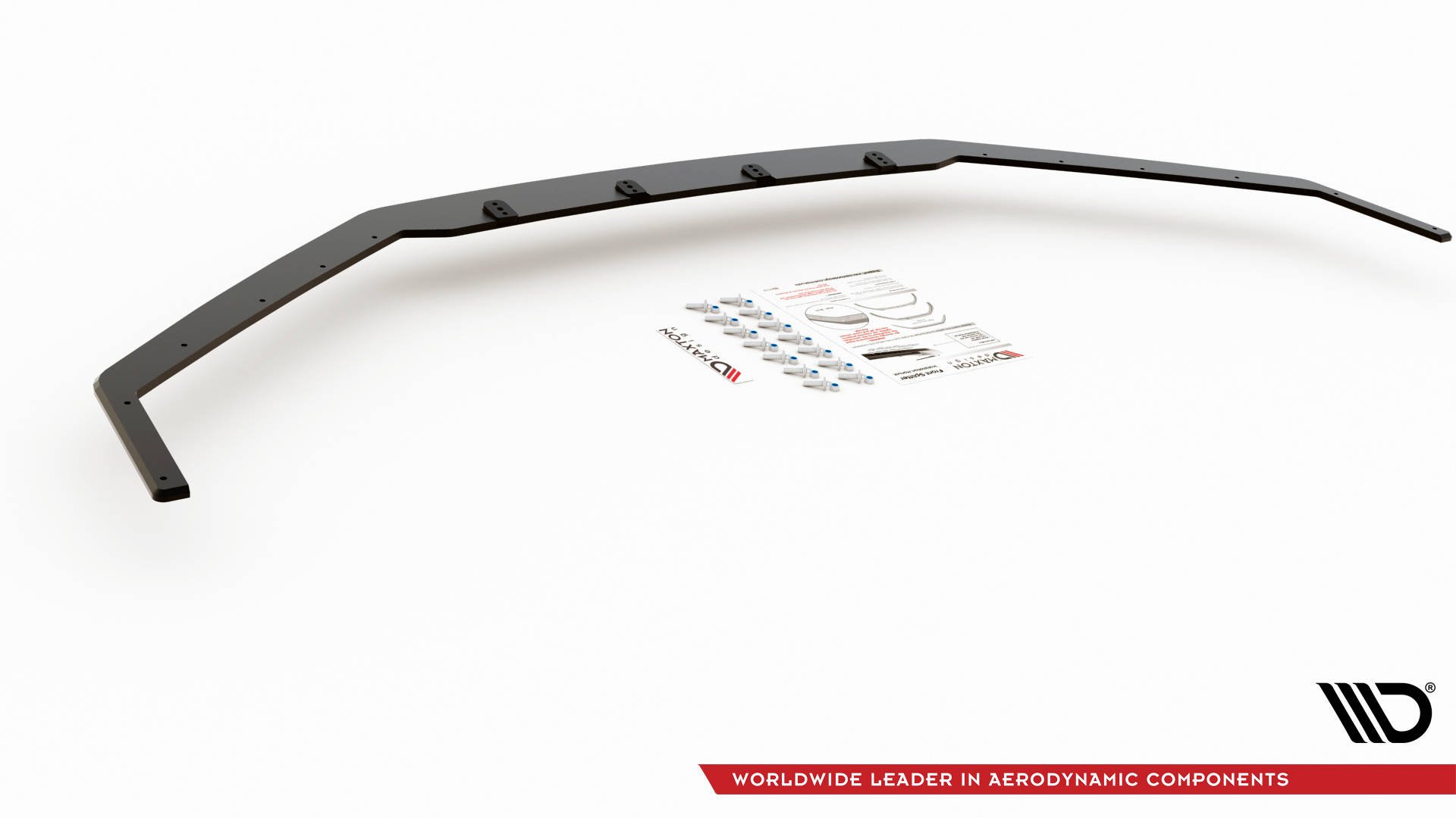 Street Pro Spoilerlippe Front Ansatz V.2 passend passend für Honda Civic X Type-R rot