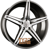 artFORM AF-301 Gunmetal Polished Einteilig 21 Zoll