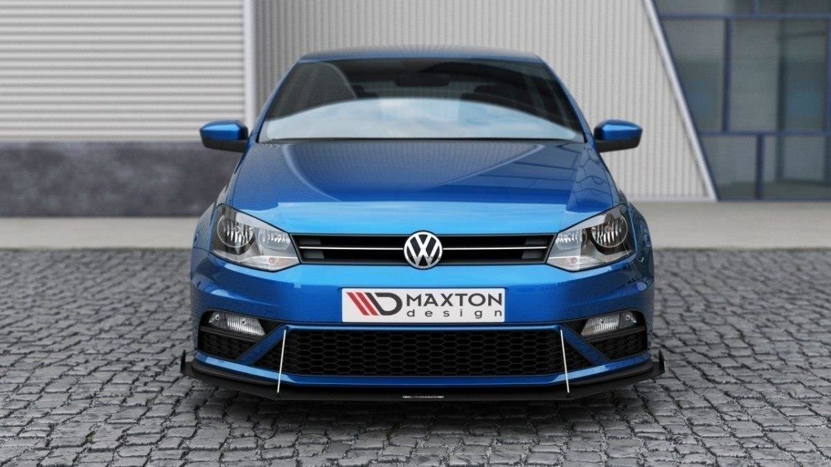 Racing Front Ansatz für Mit Flügeln VW Polo GTI Mk5 Facelift