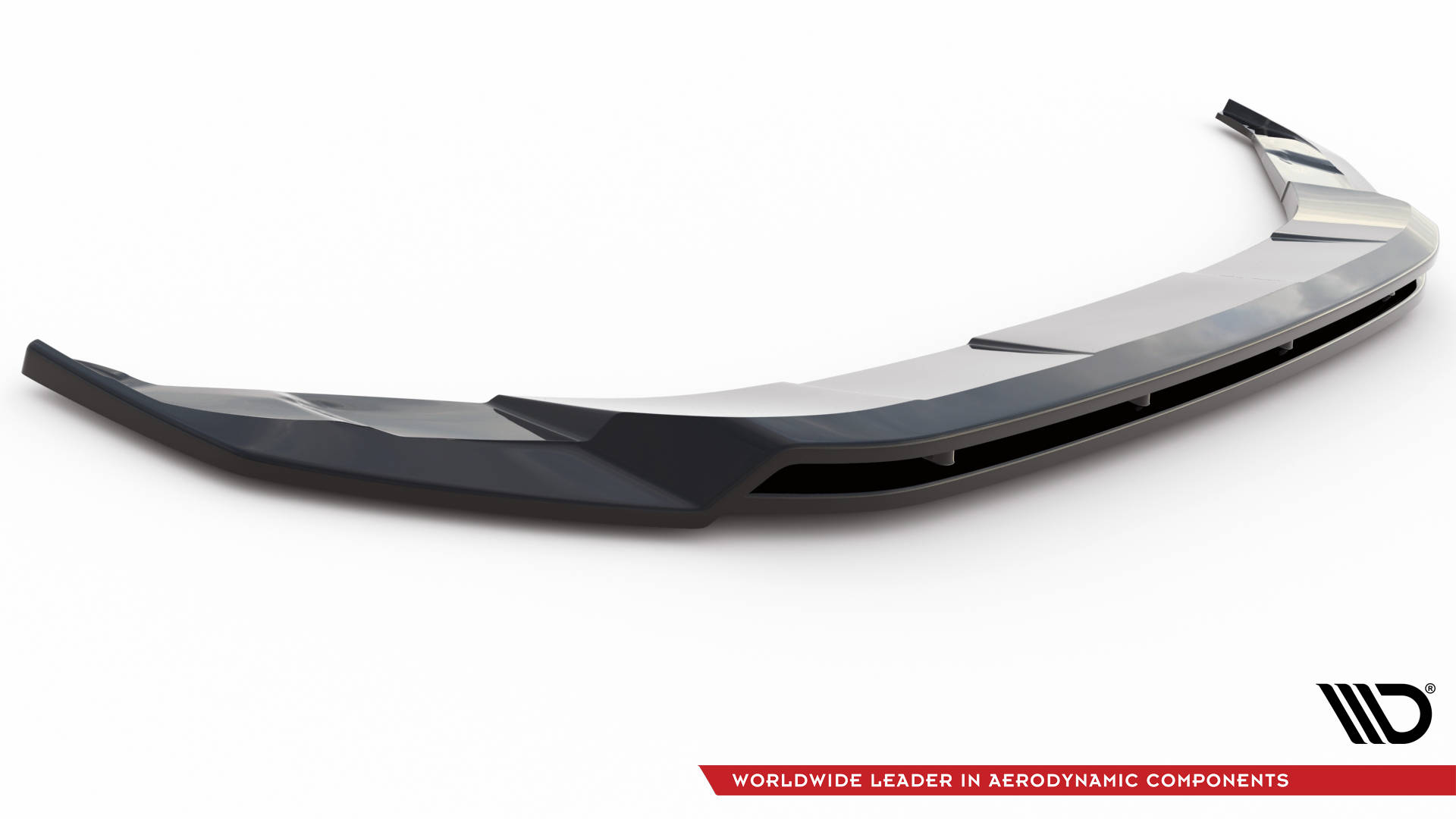 Street+ Spoilerlippe Front Ansatz V.2 passend für VW Atlas Cross Sport schwarz Hochglanz