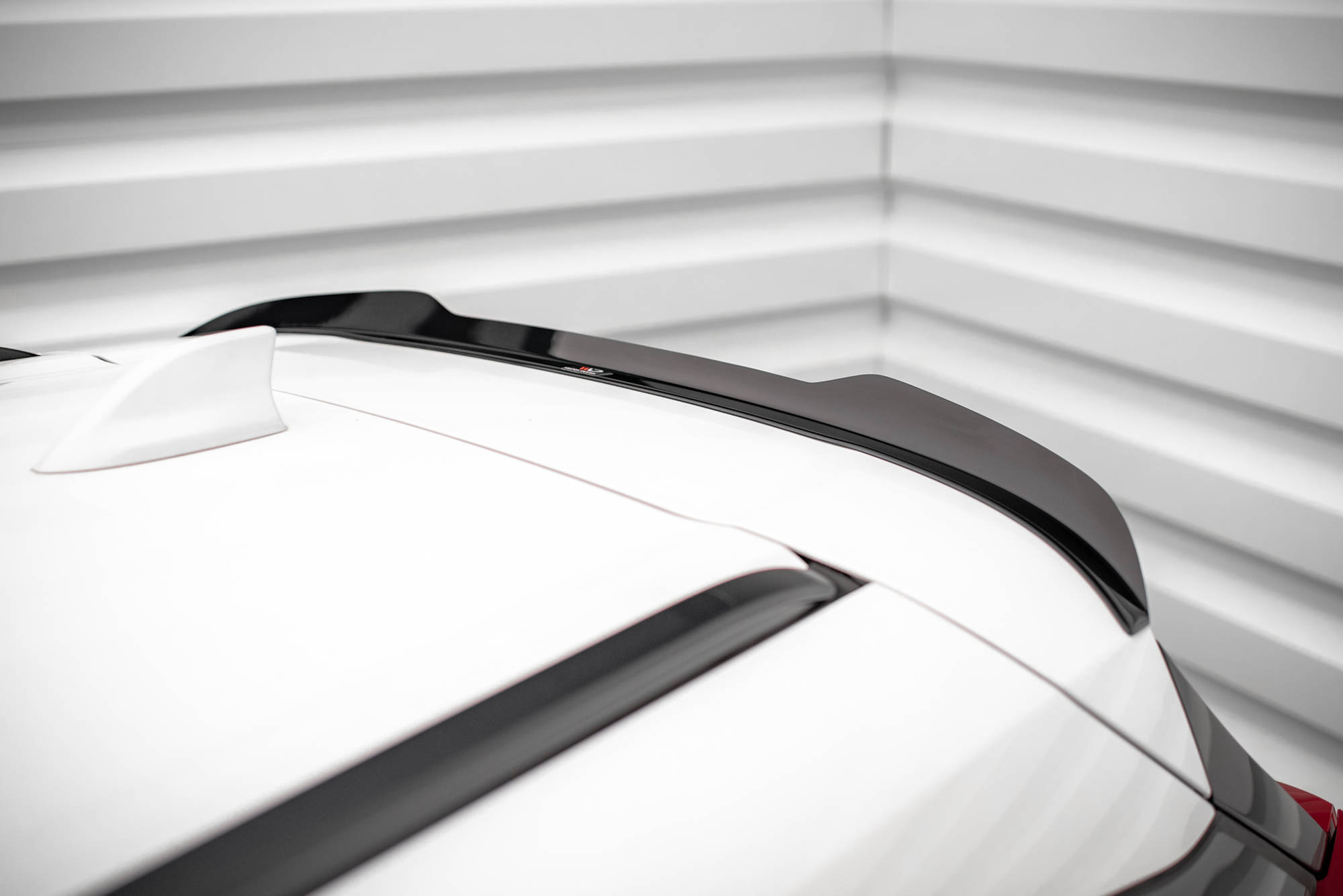 Heck Spoiler Aufsatz Abrisskante passend für Honda Civic Tourer Mk9 schwarz Hochglanz