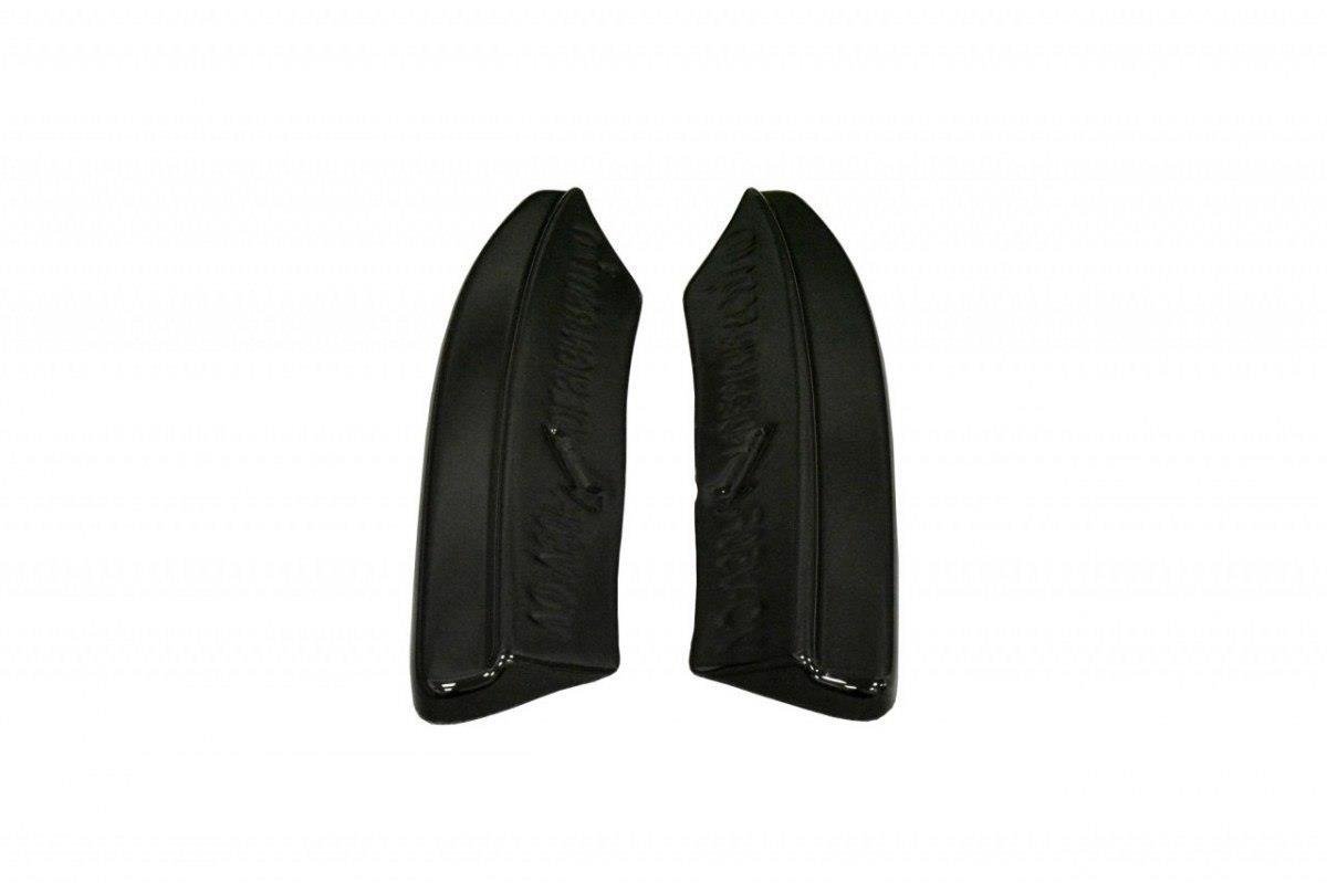 Heck Ansatz Flaps Diffusor für VOLVO V50F R-DESIGN schwarz Hochglanz