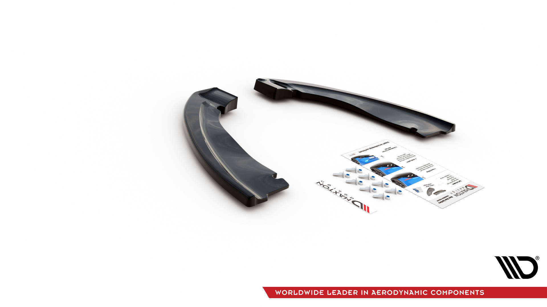 Street+ Heck Ansatz Flaps passend für BMW X5 M F85 schwarz Hochglanz